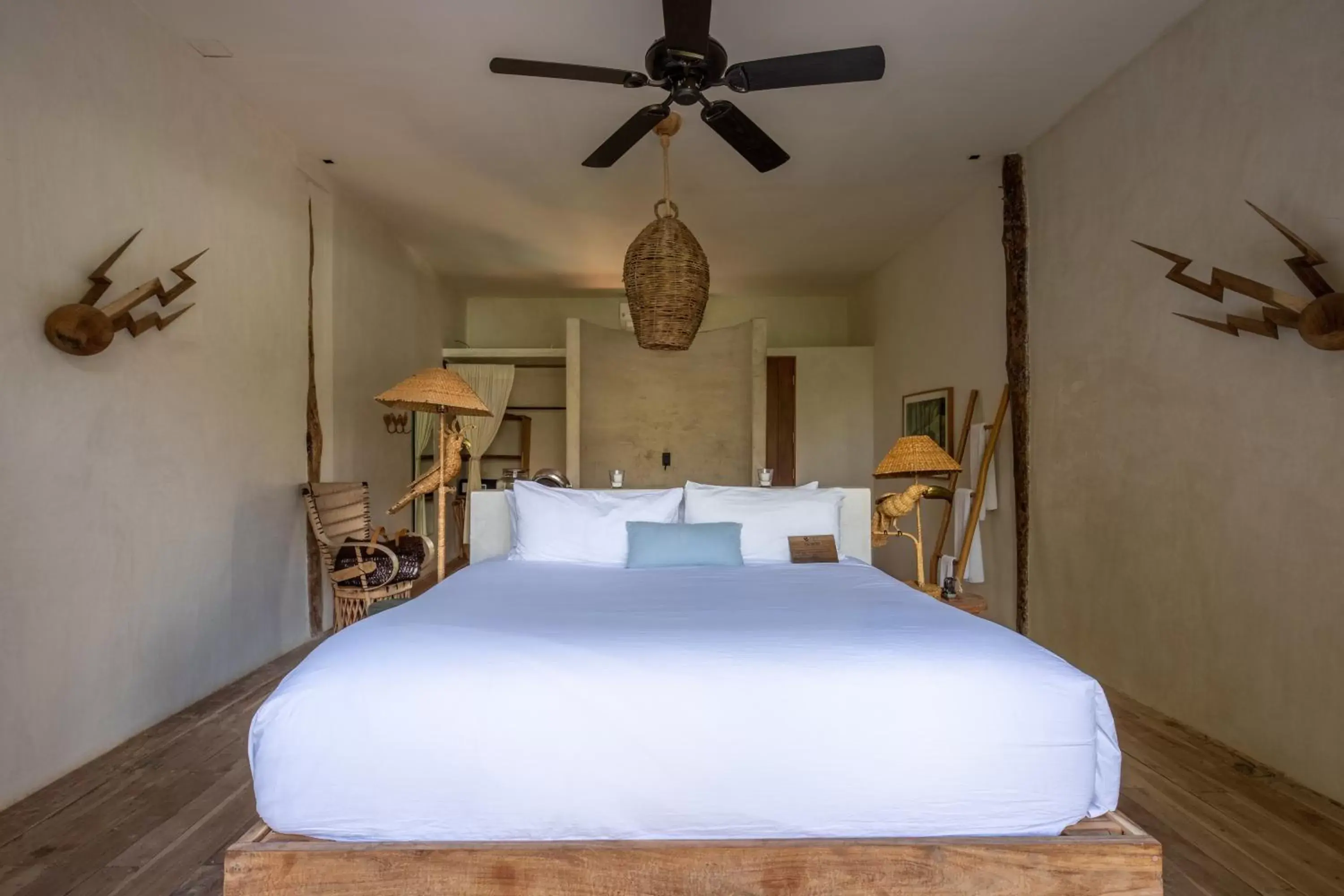 Bed in La Valise Tulum