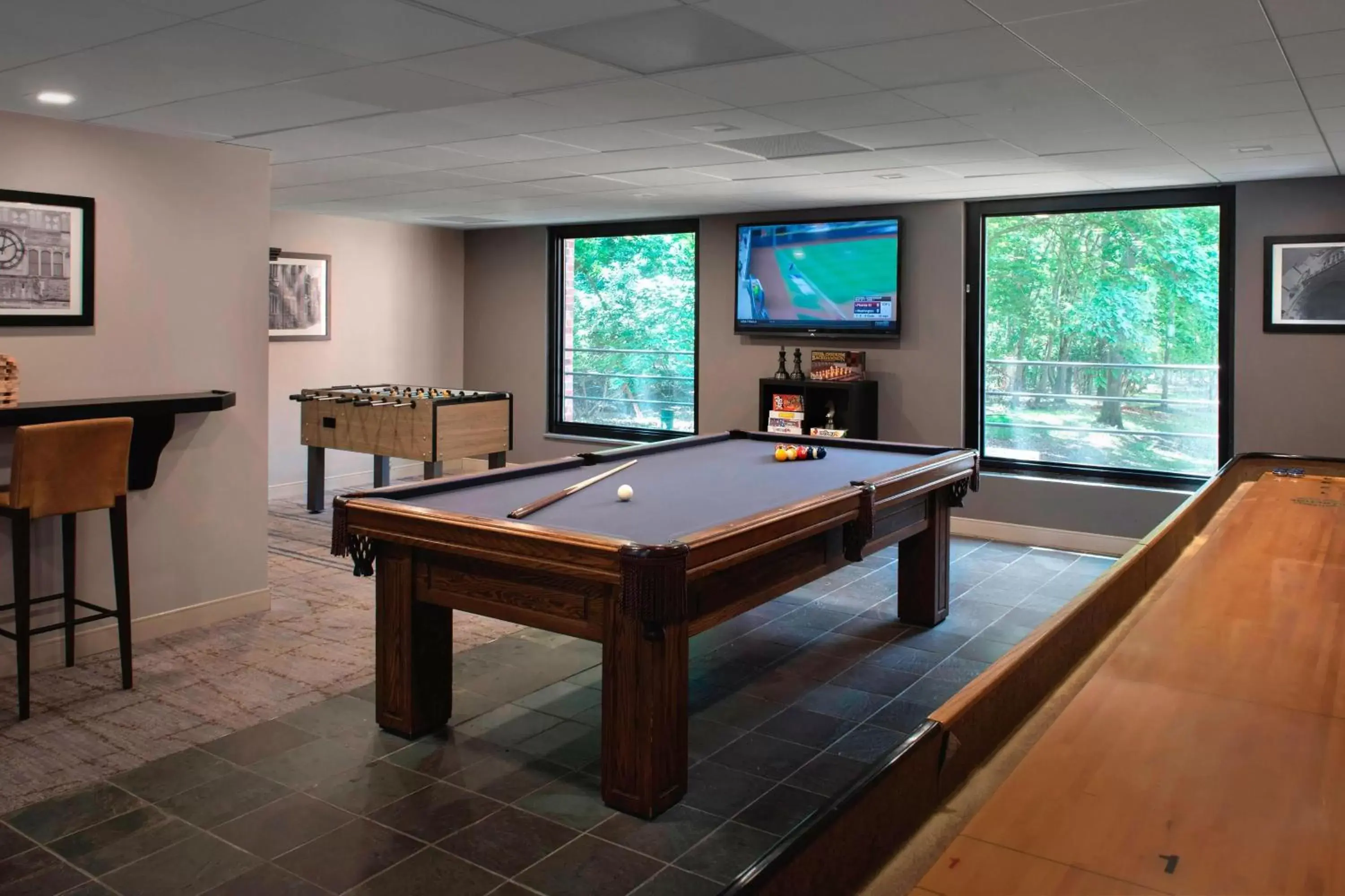 Game Room, Billiards in Princeton Marriott at Forrestal