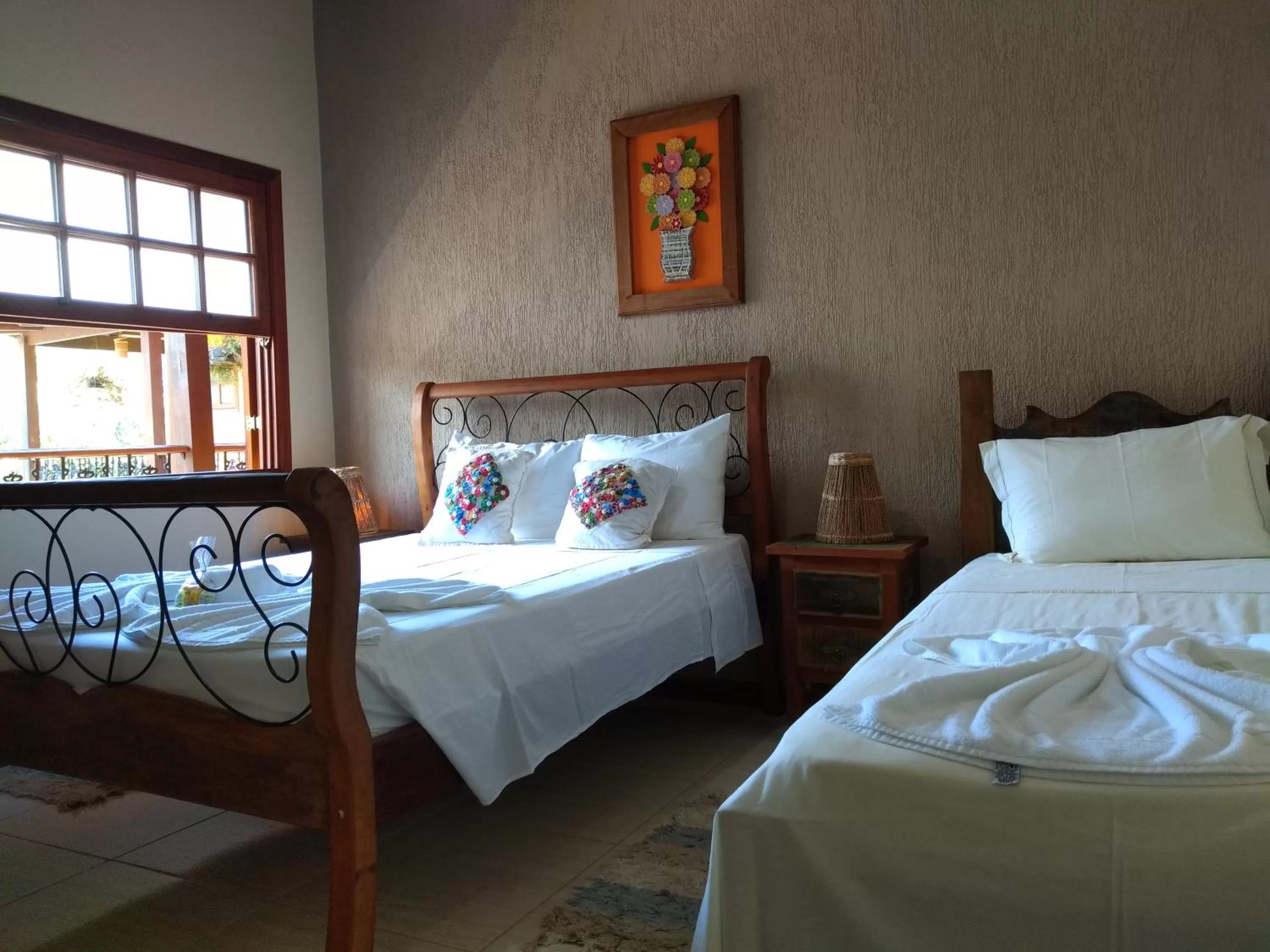 Photo of the whole room, Bed in Pousada Solar da Serra
