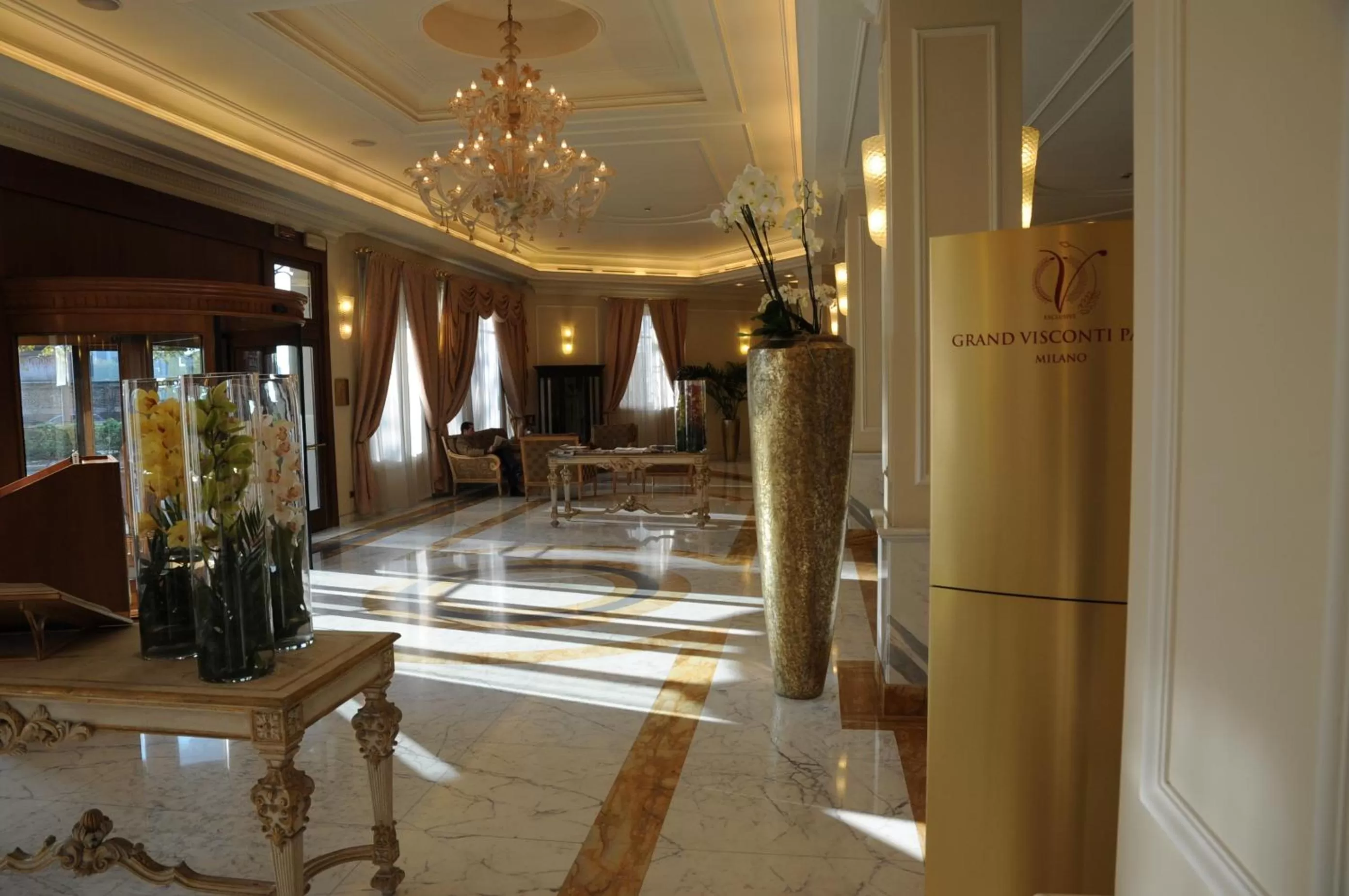 Lobby or reception in Grand Visconti Palace