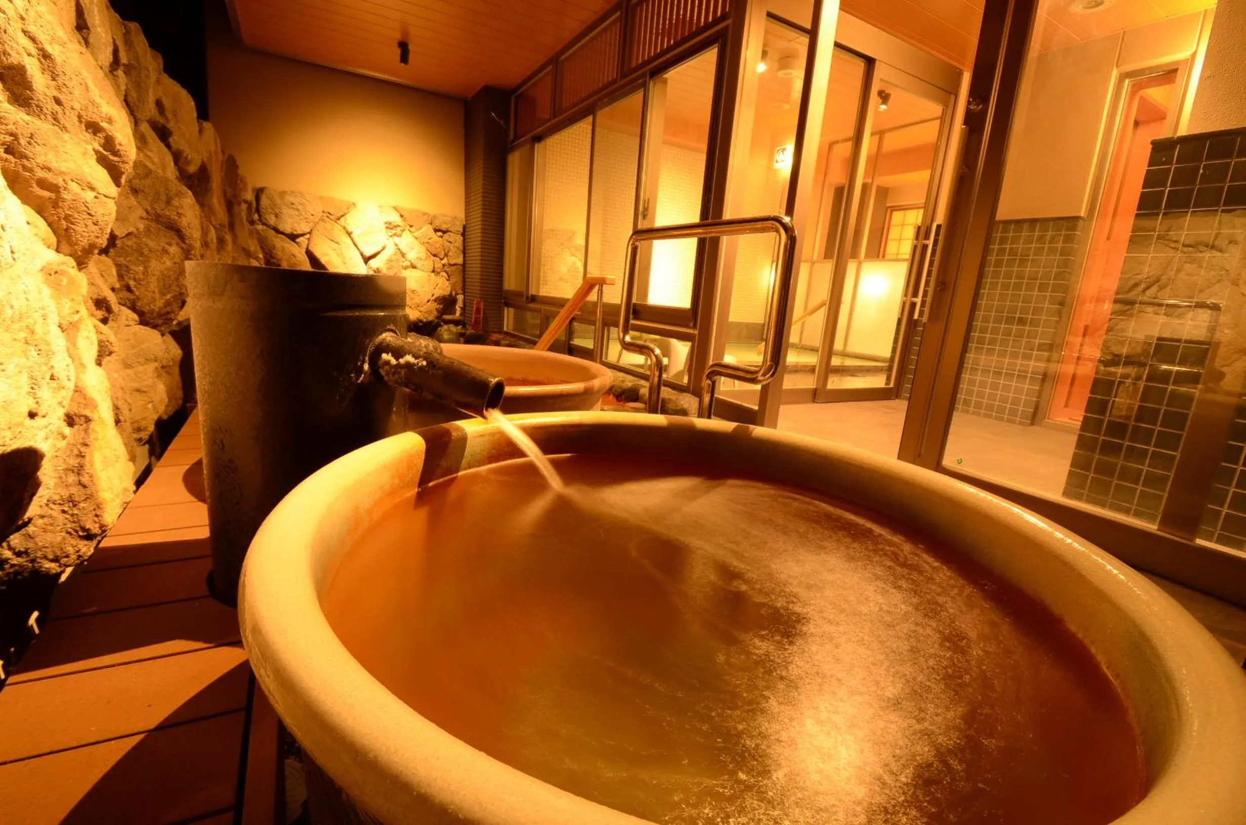 Hot Spring Bath in Okuno Hosomichi