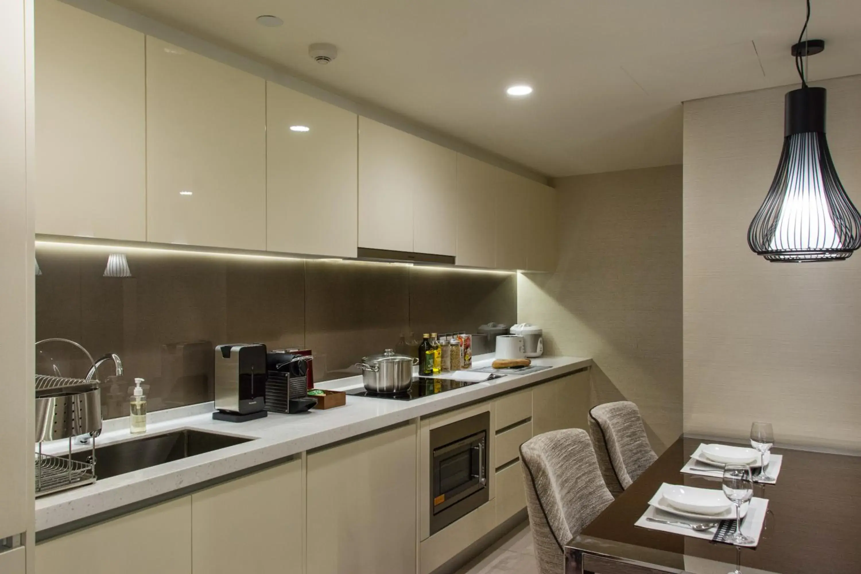 Kitchen or kitchenette, Kitchen/Kitchenette in Ascott Sentral Kuala Lumpur