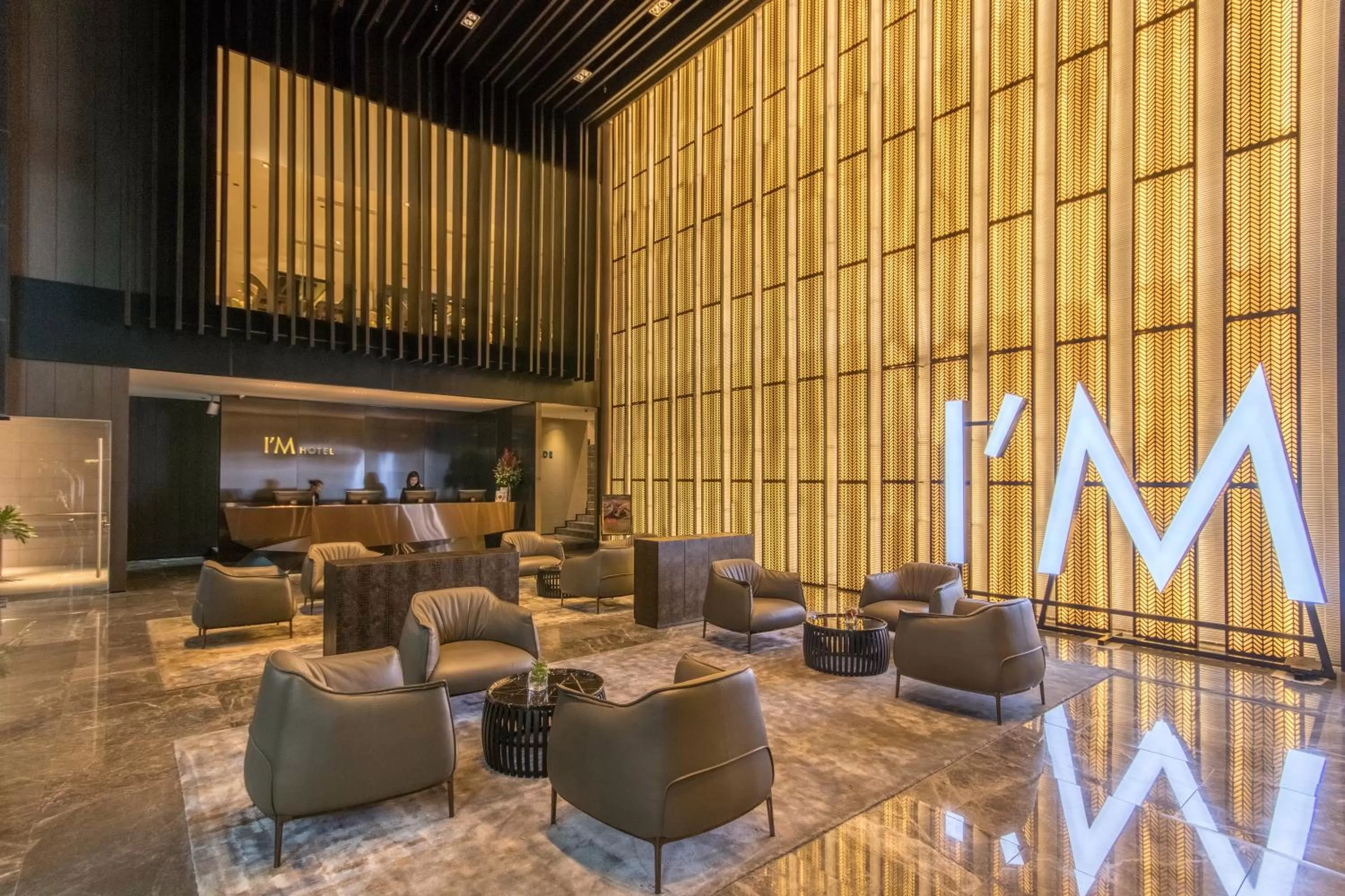 Lobby or reception in I'M Hotel