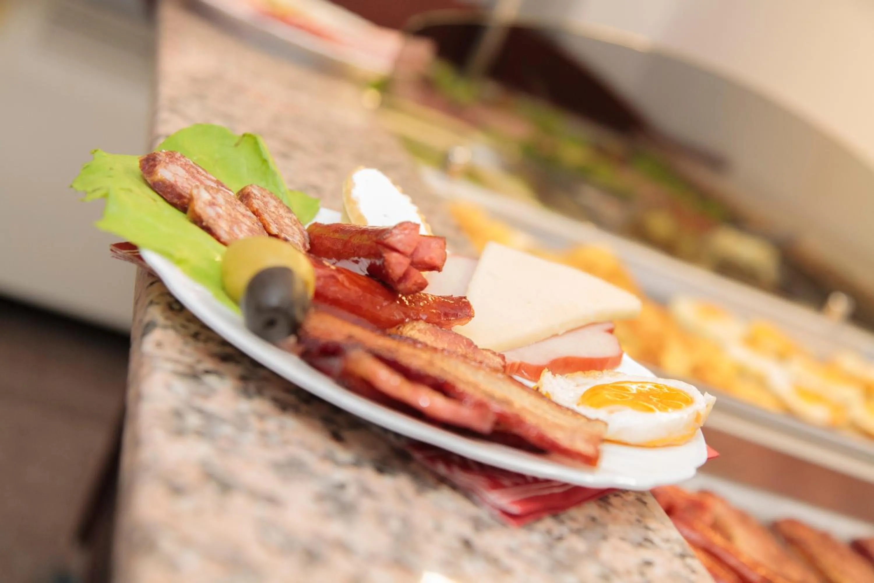 Food close-up in Plus Hotel