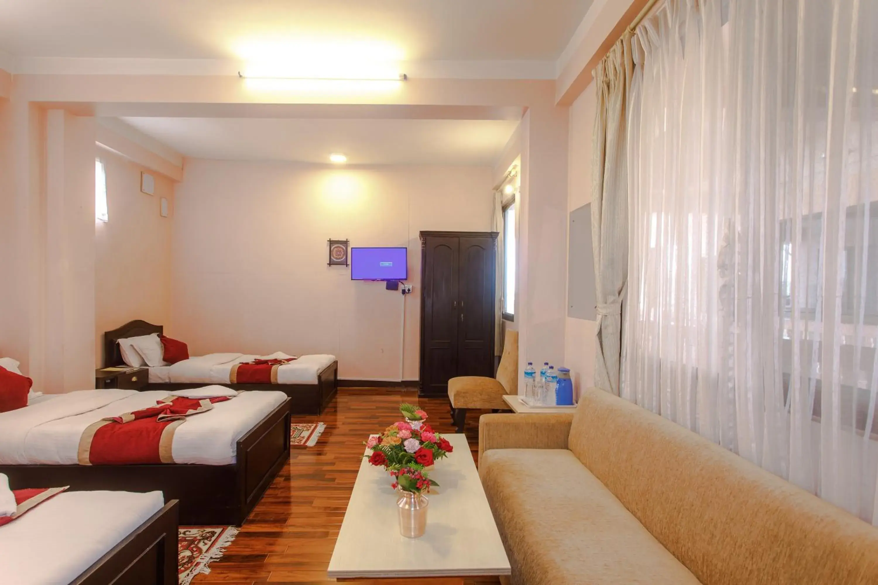 TV and multimedia, TV/Entertainment Center in Hotel Nepalaya
