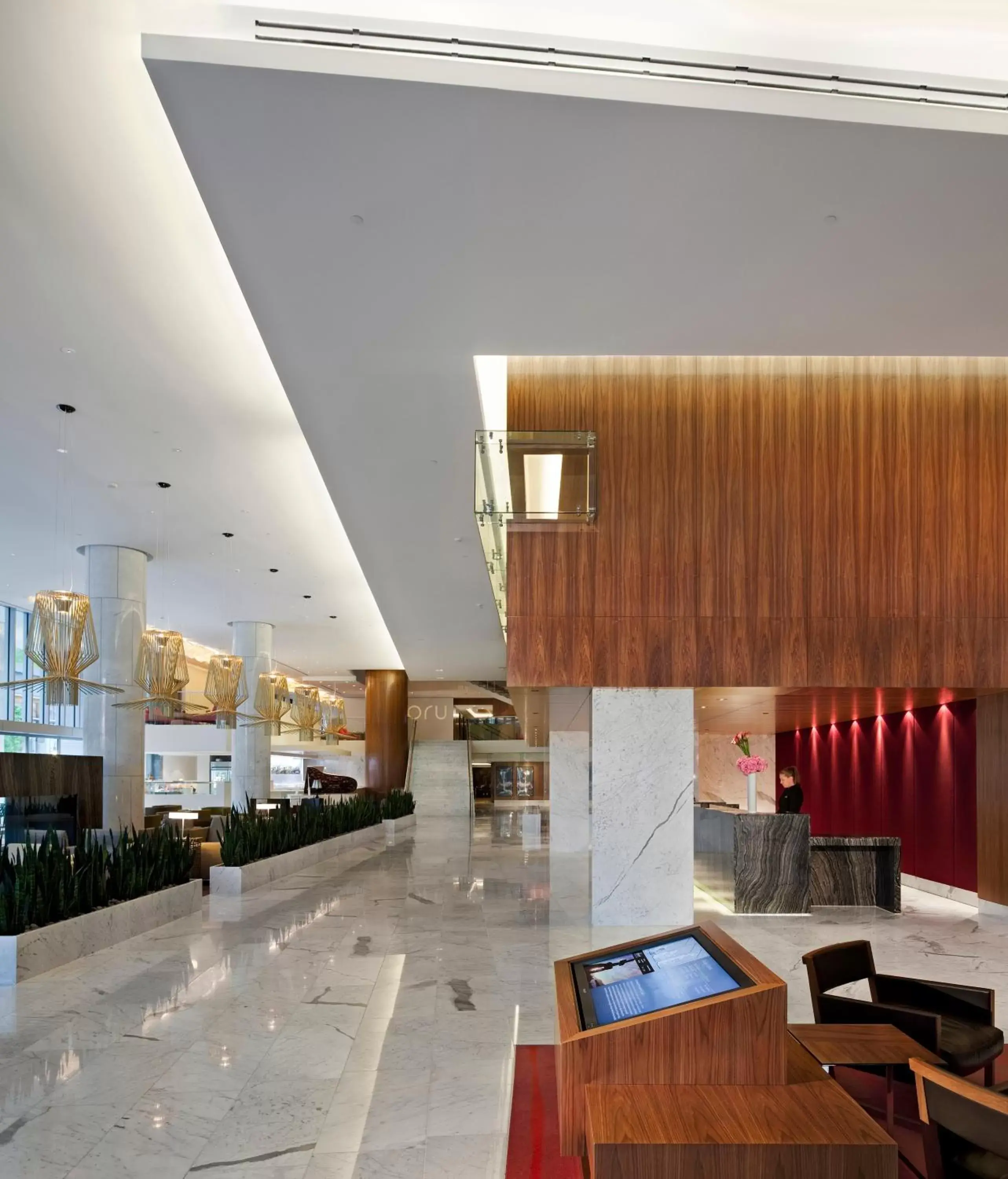 Lobby or reception in Fairmont Pacific Rim