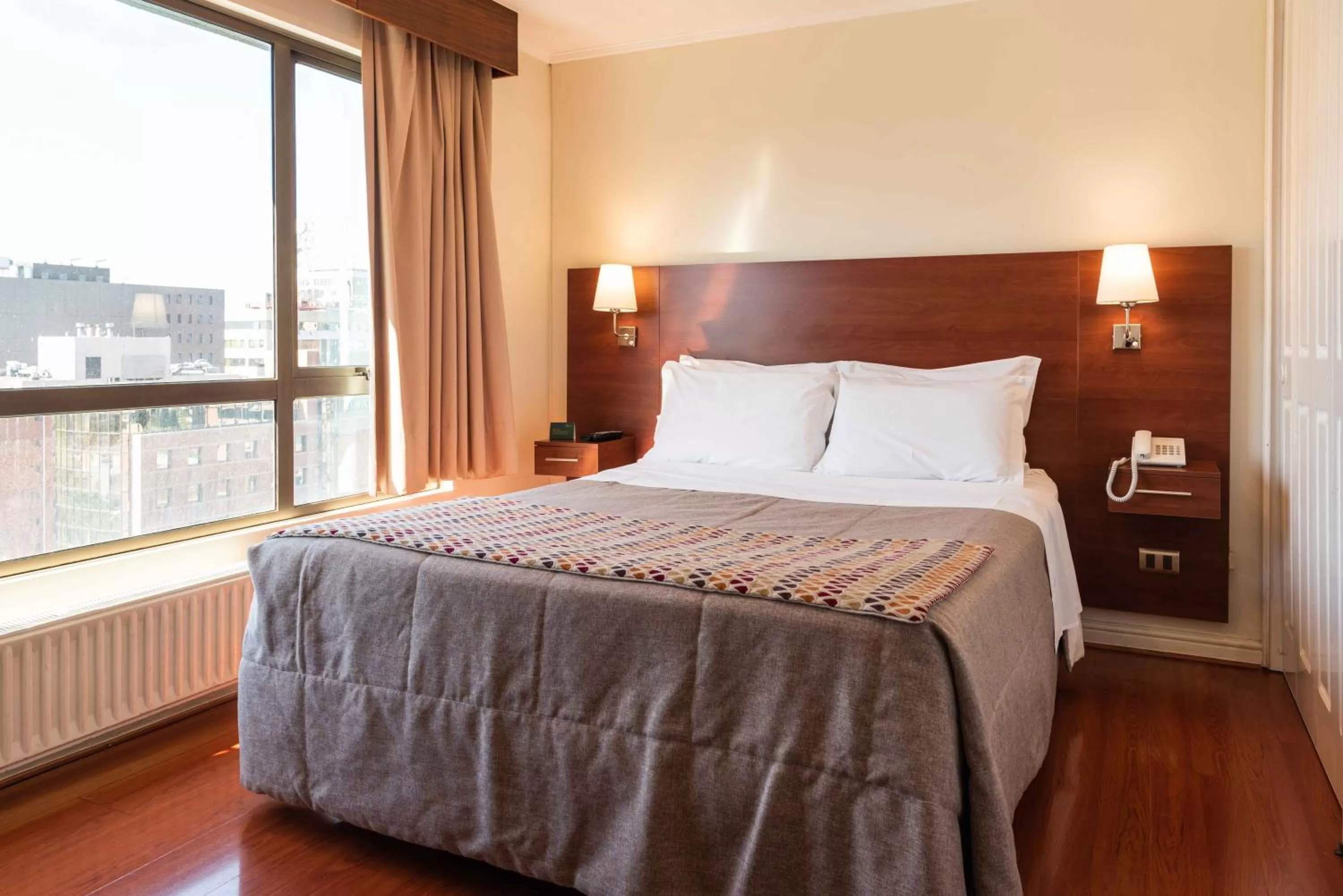 Bed in MR Apart Providencia (ex Apart Neruda)