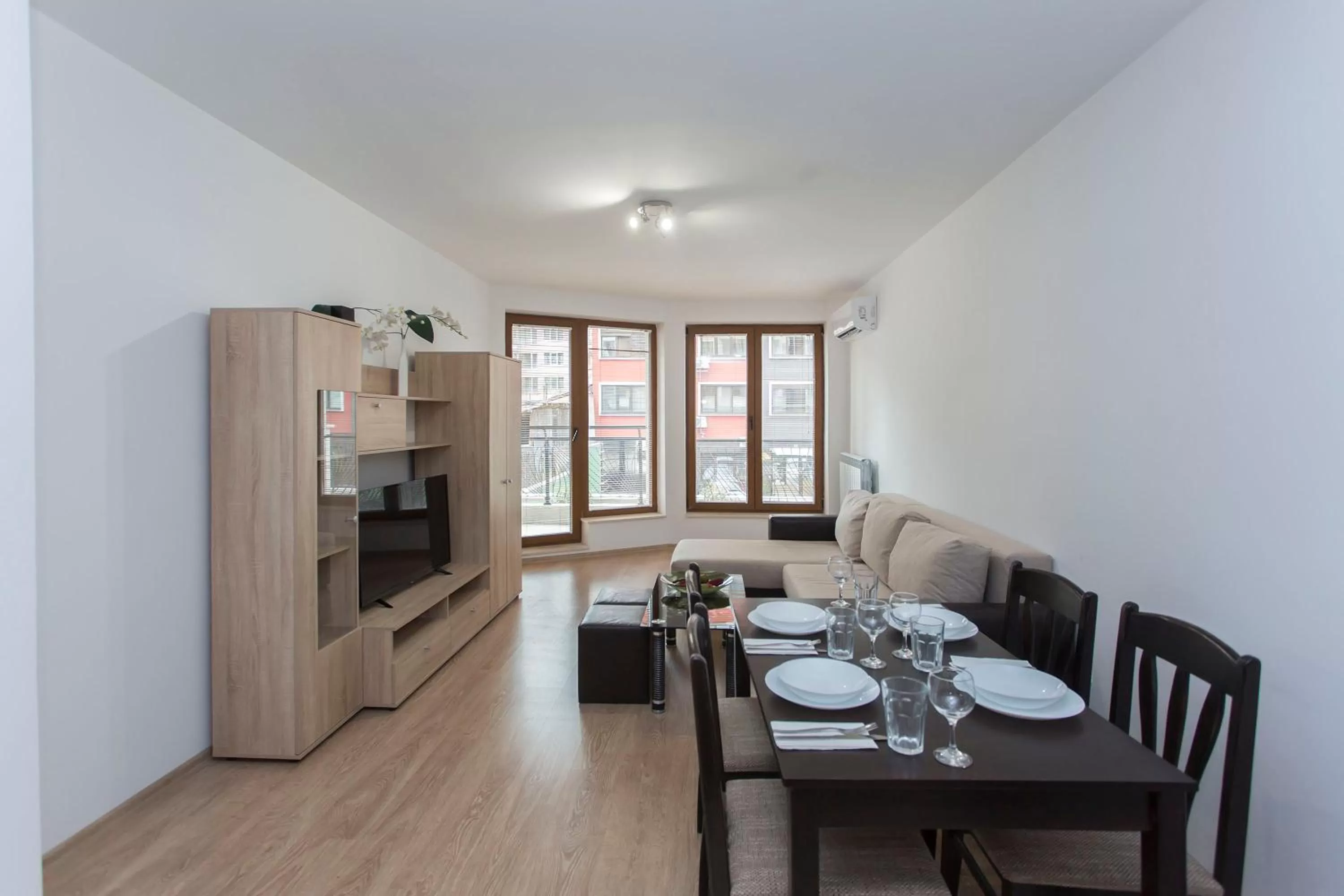 Living room in Modern and Bright Apartments near Center - FREE PARKING