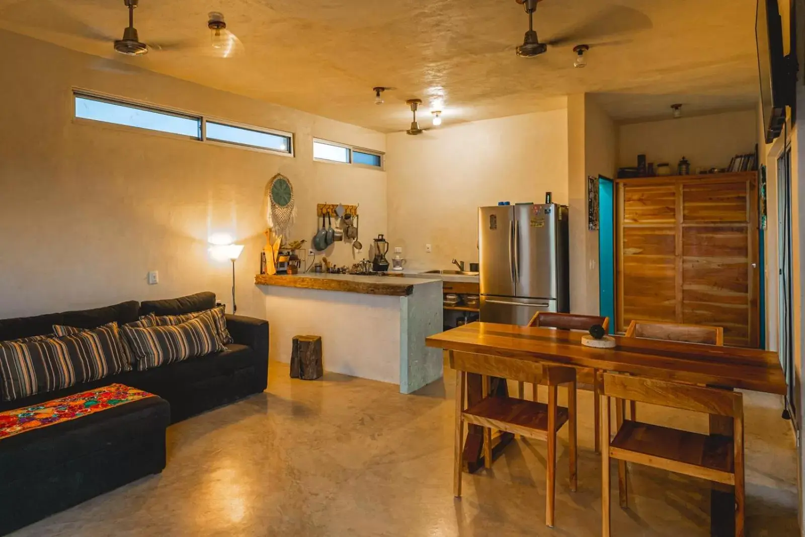 Living room in Casa Mia El Cuyo Eco Beach Boutique Hotel