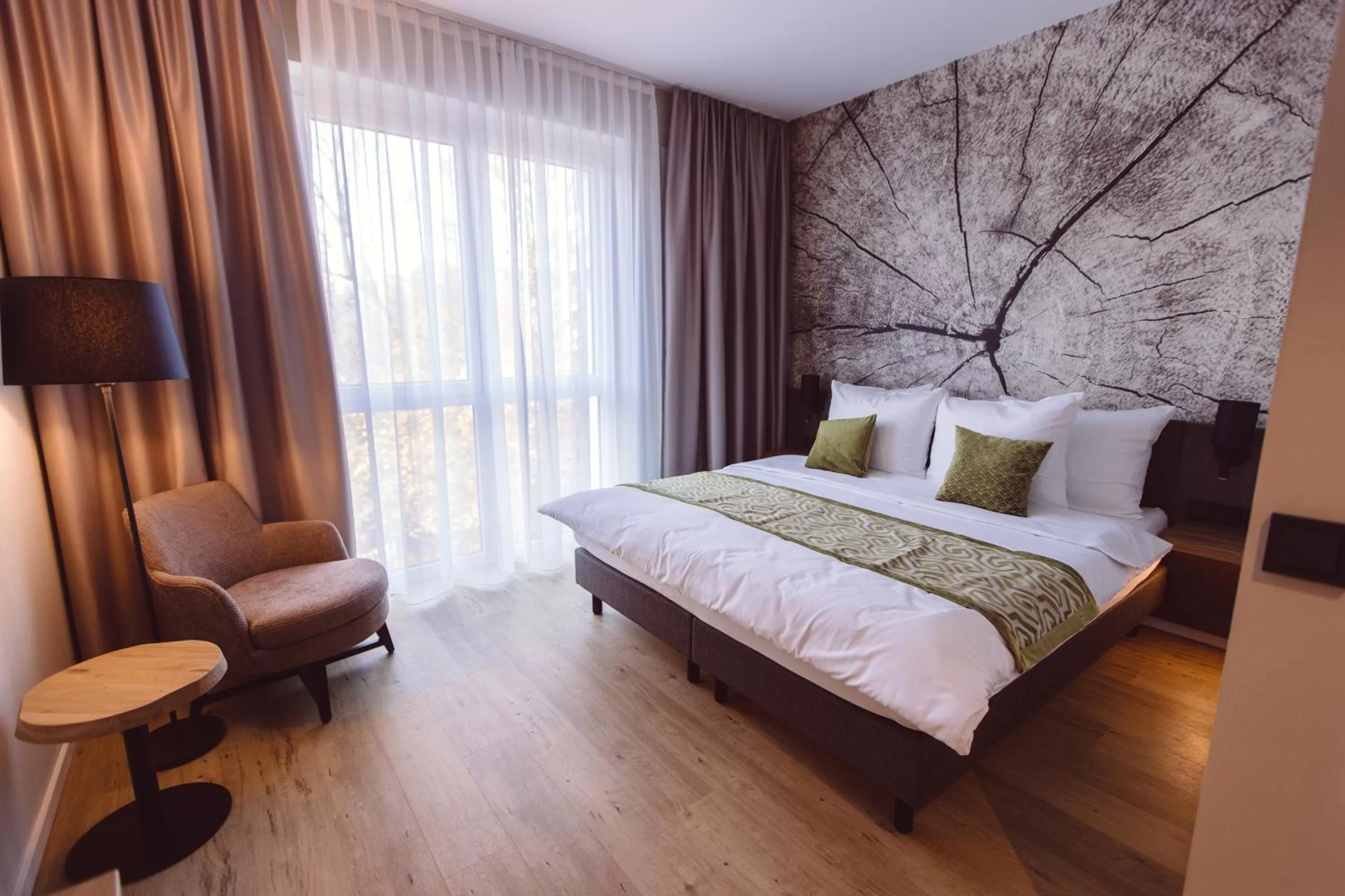 Bed in Hotel Libertas elements pure