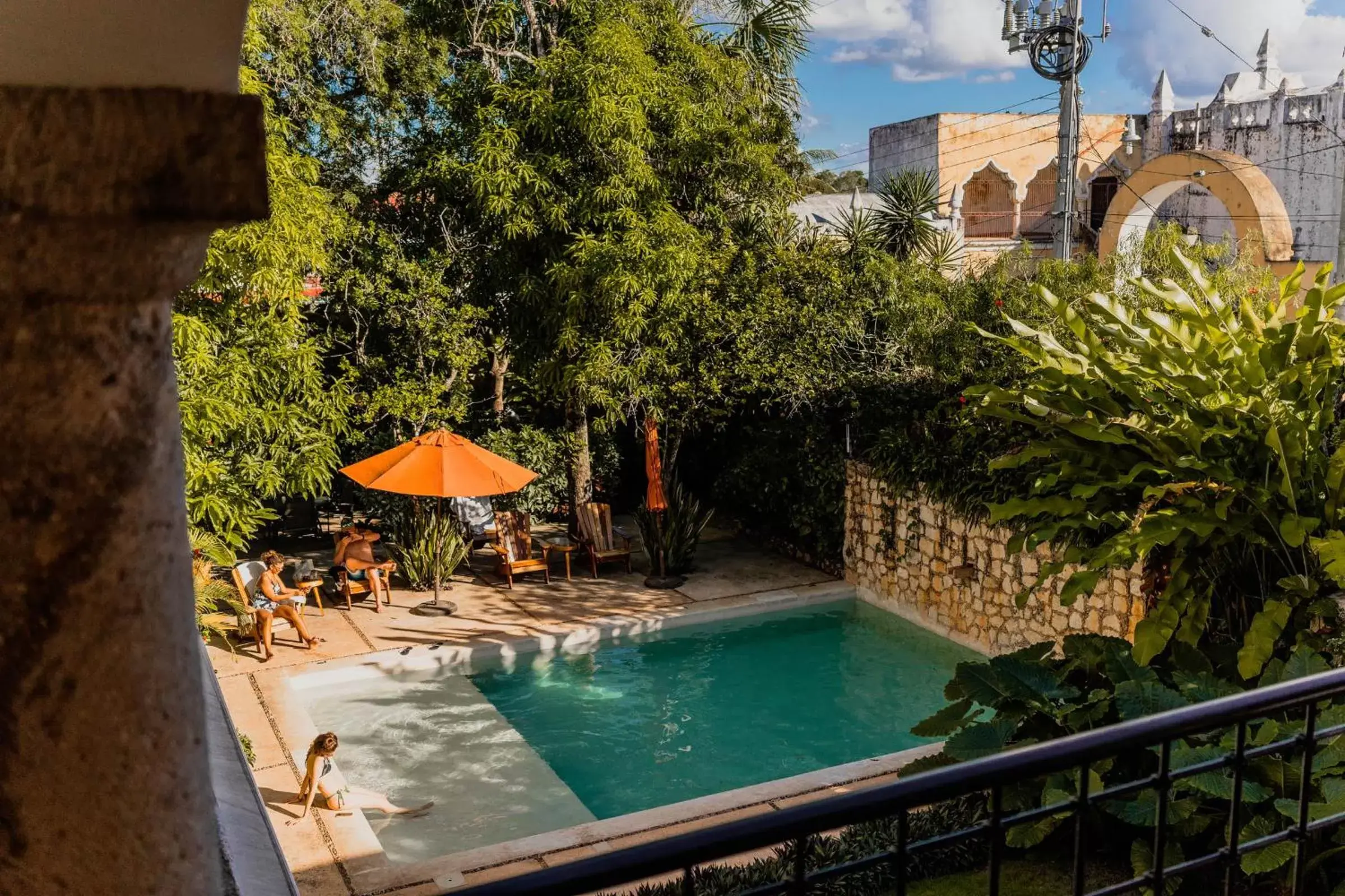 Swimming pool, Pool View in Hotel Posada San Juan