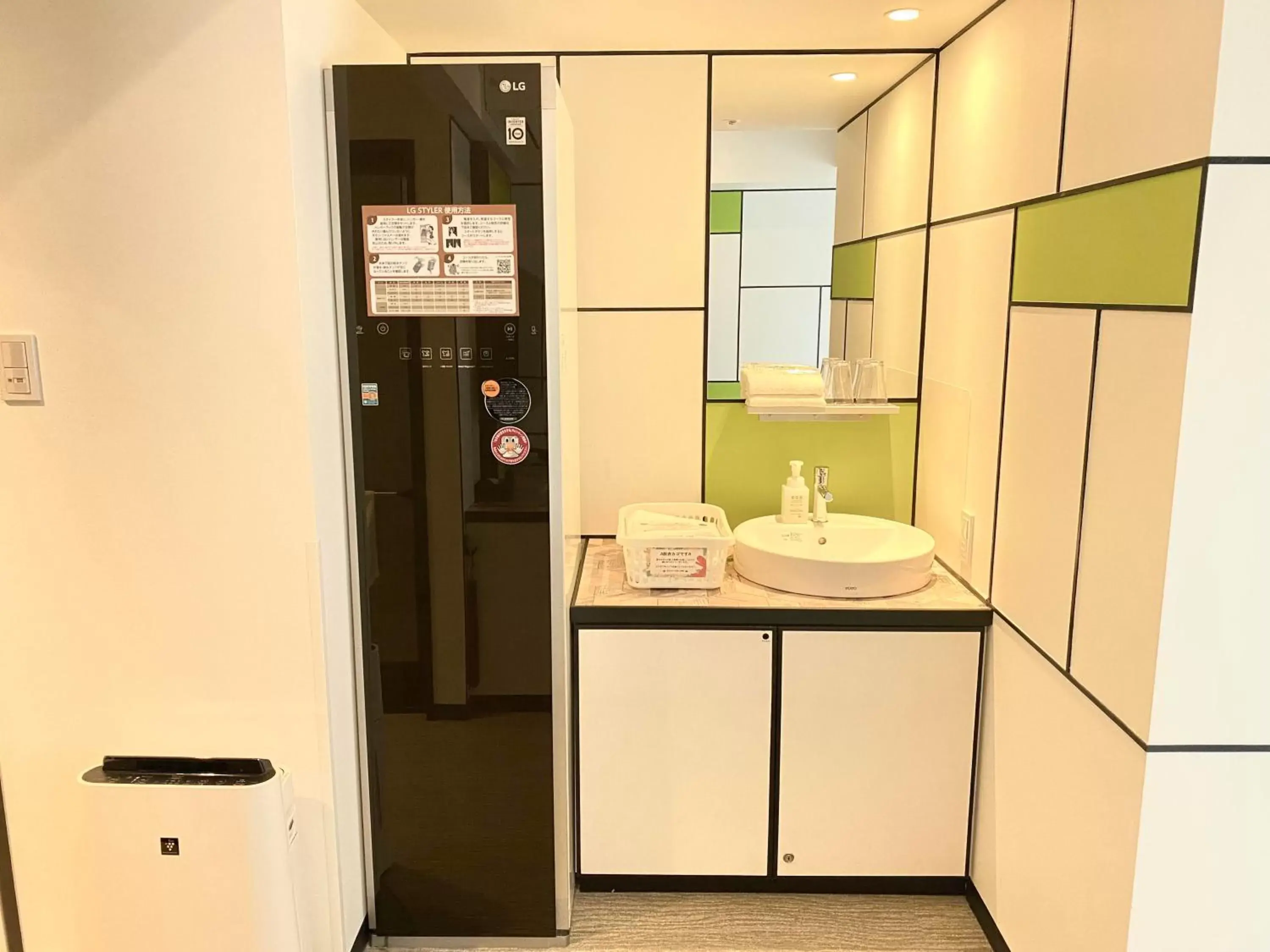 Photo of the whole room, Bathroom in Henn na Hotel Osaka Shinsaibashi