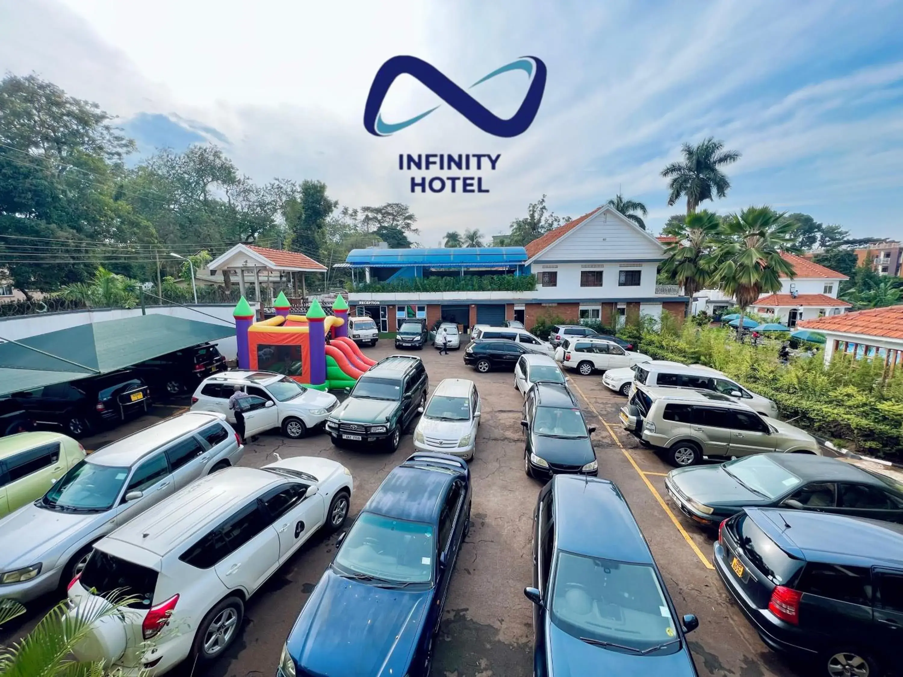 Parking in Infinity Hotel Kampala