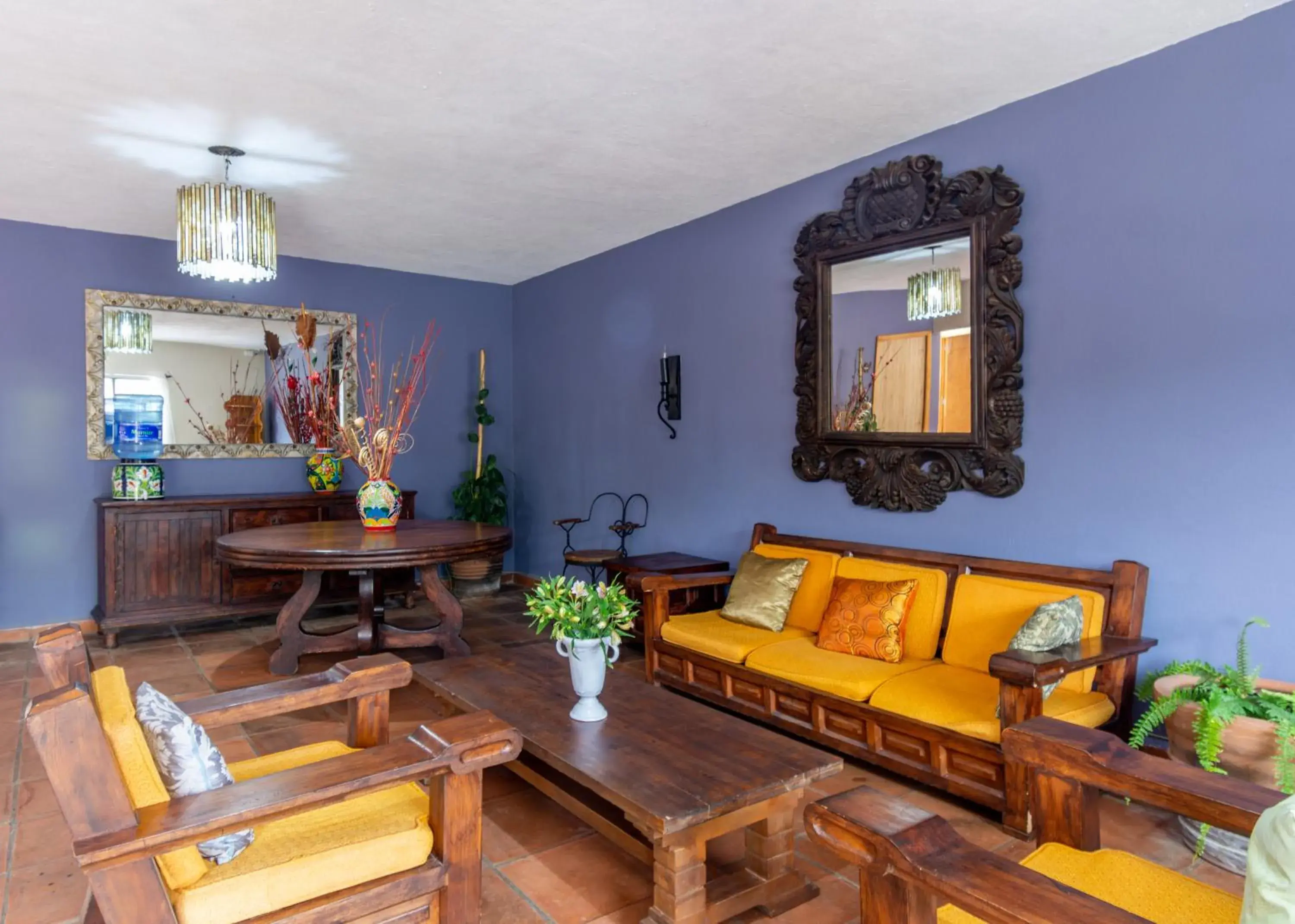 Decorative detail, Seating Area in Hotel Casa Santamar