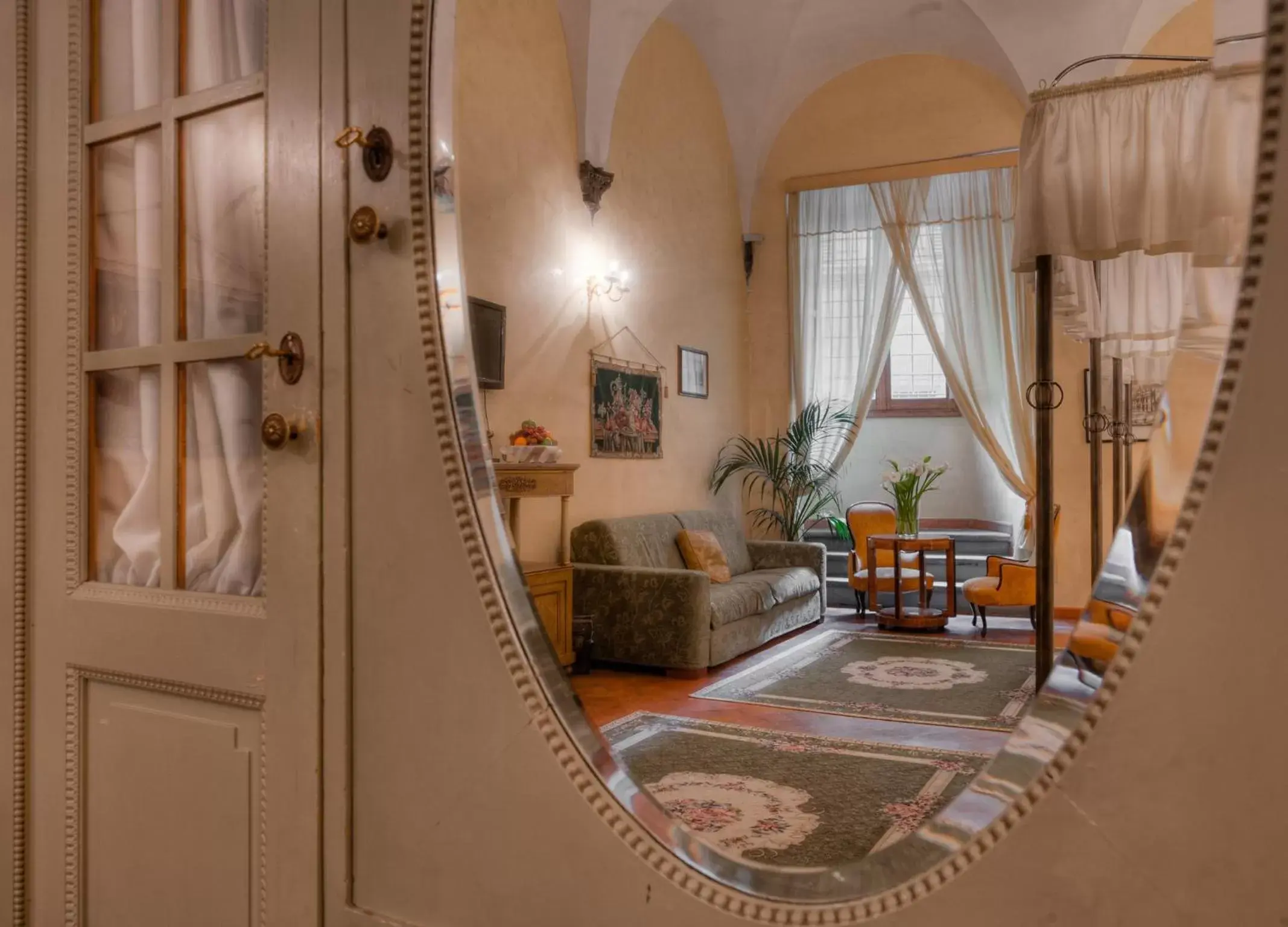 Living room in Hotel Palazzo dal Borgo