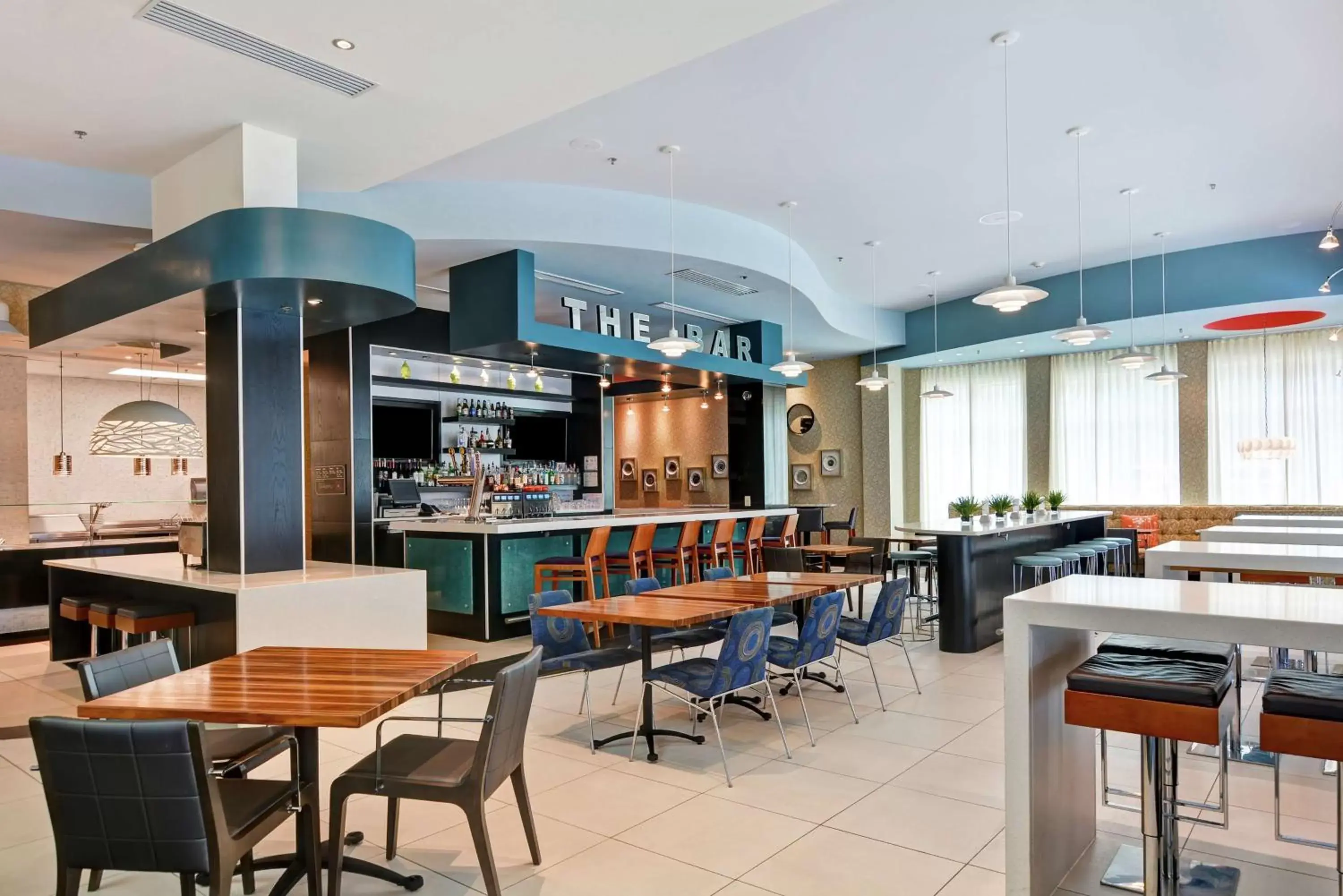 Dining area, Restaurant/Places to Eat in Hilton Garden Inn Raleigh/Crabtree Valley