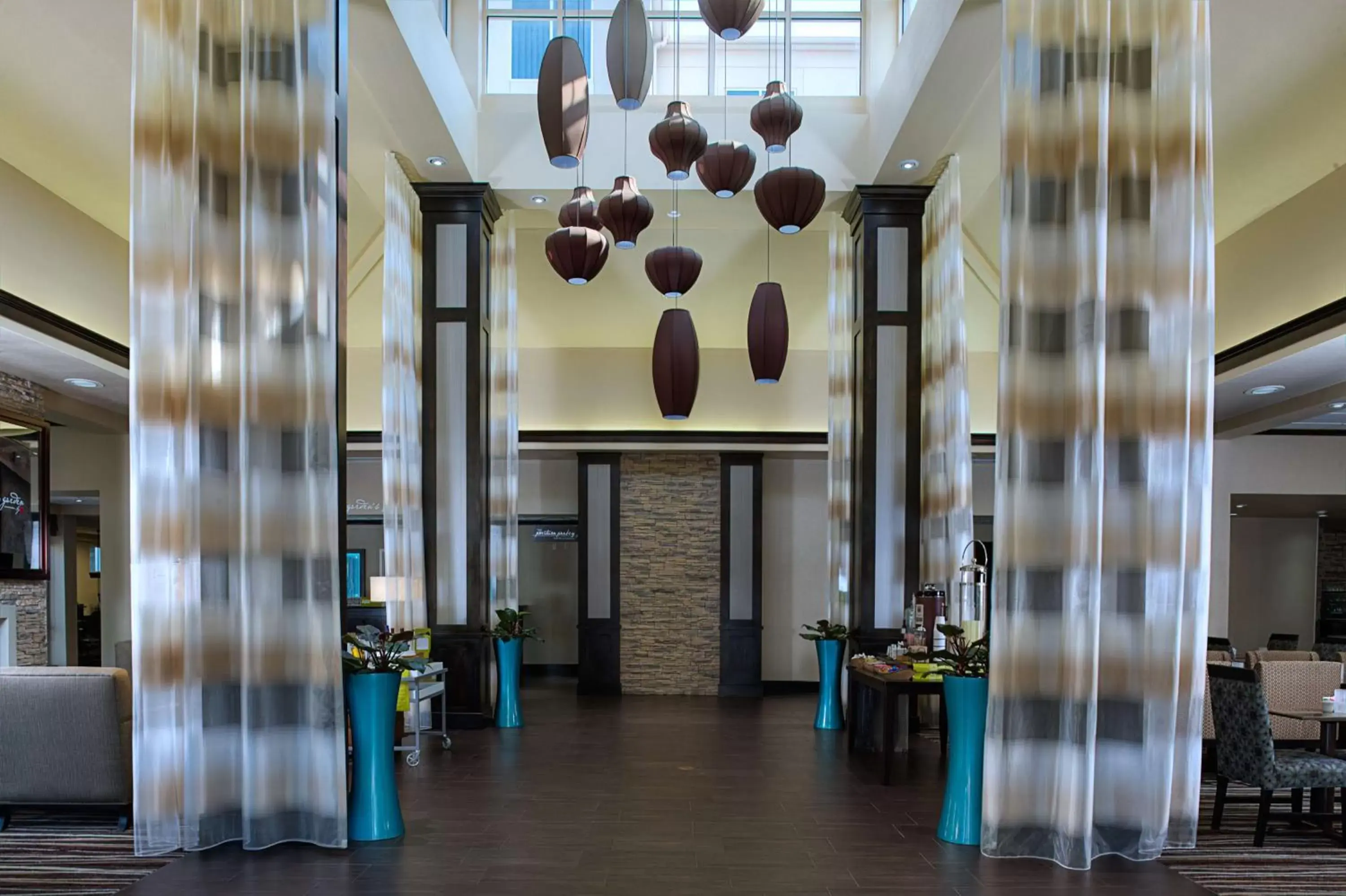 Lobby or reception in Hilton Garden Inn DFW Airport South
