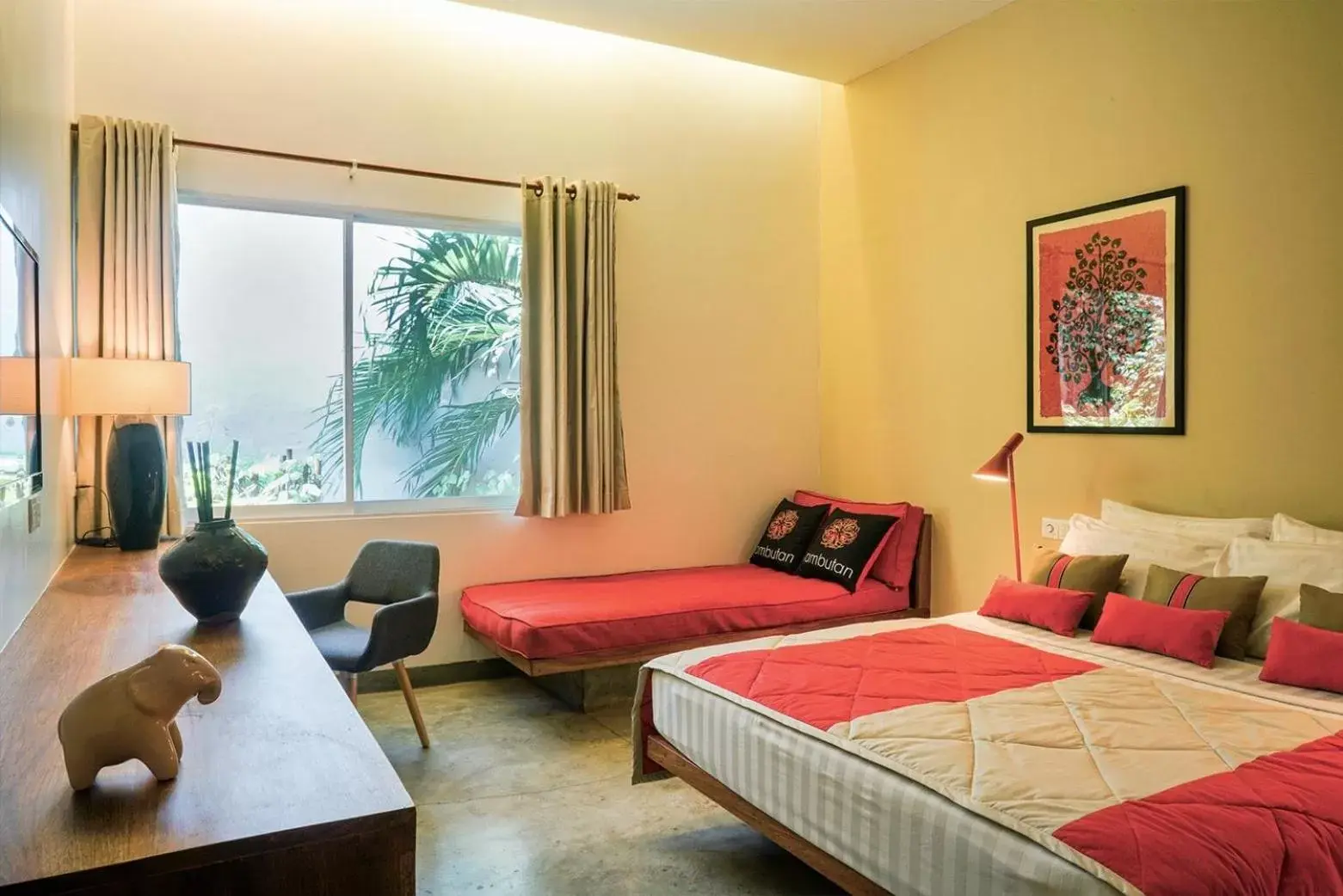 Bedroom, Bed in Rambutan Resort – Phnom Penh