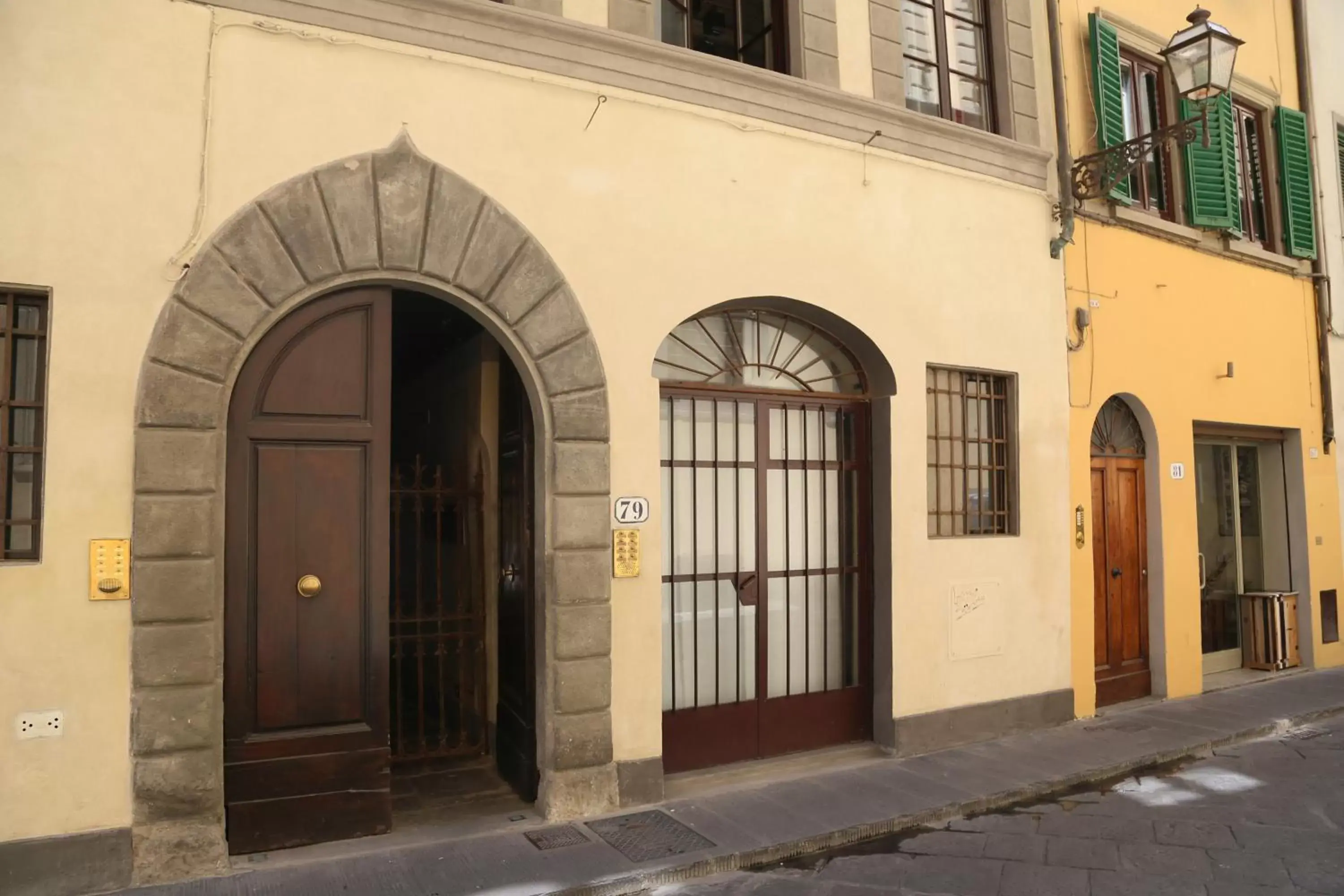 Facade/entrance in Palazzo San Niccolò