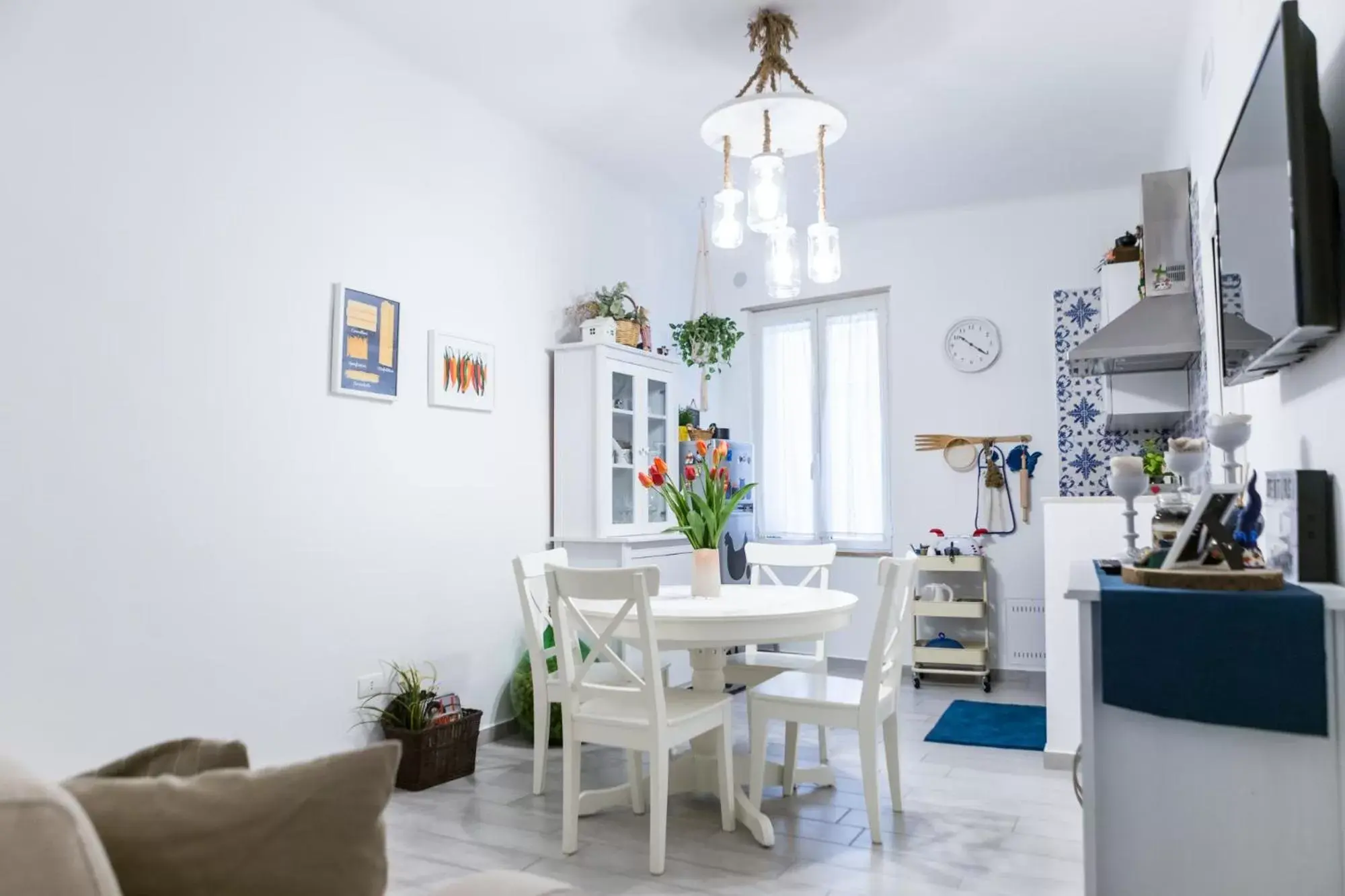 TV and multimedia, Dining Area in Casa Romito