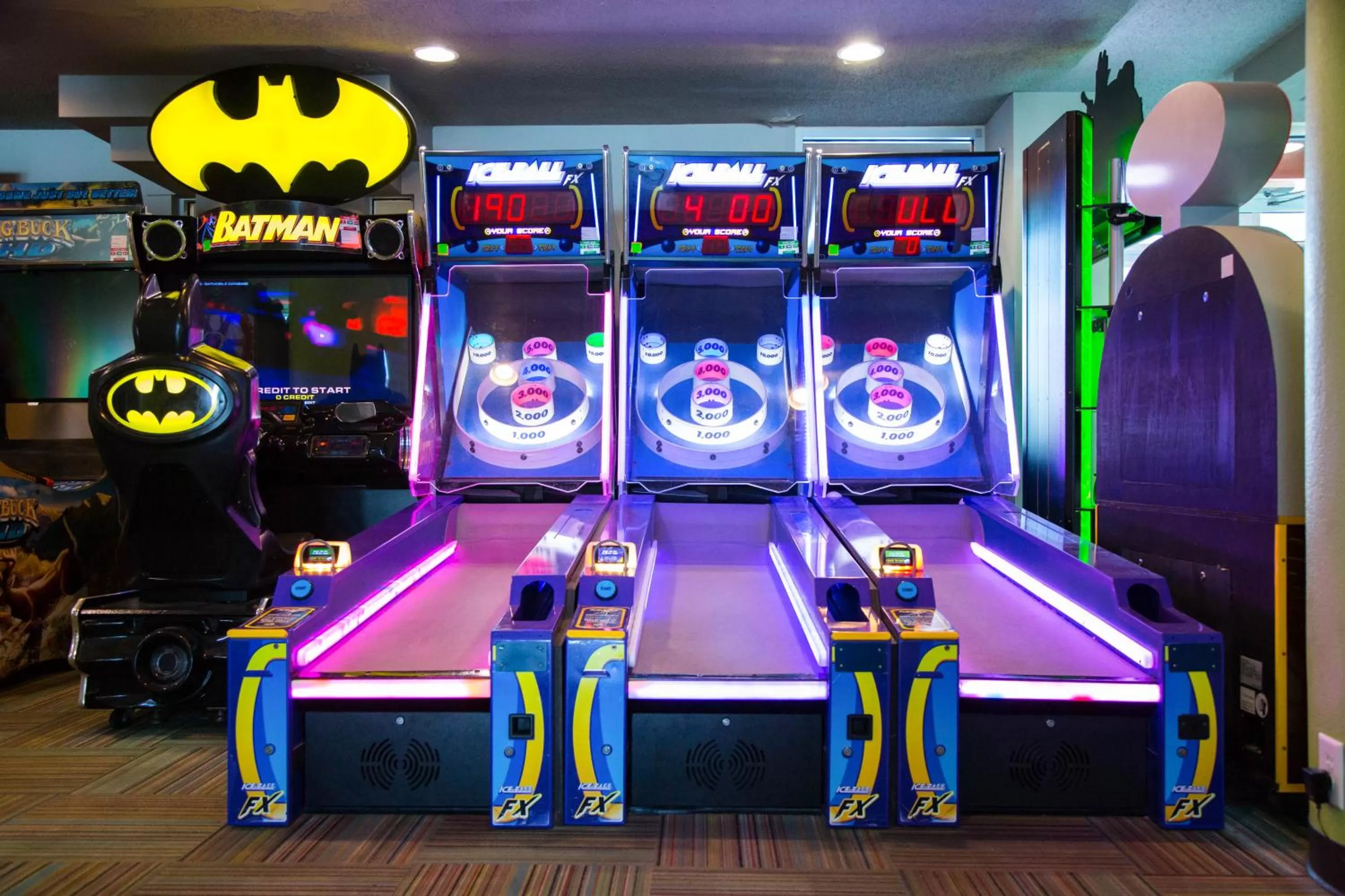 Game Room in Crown Reef Beach Resort and Waterpark