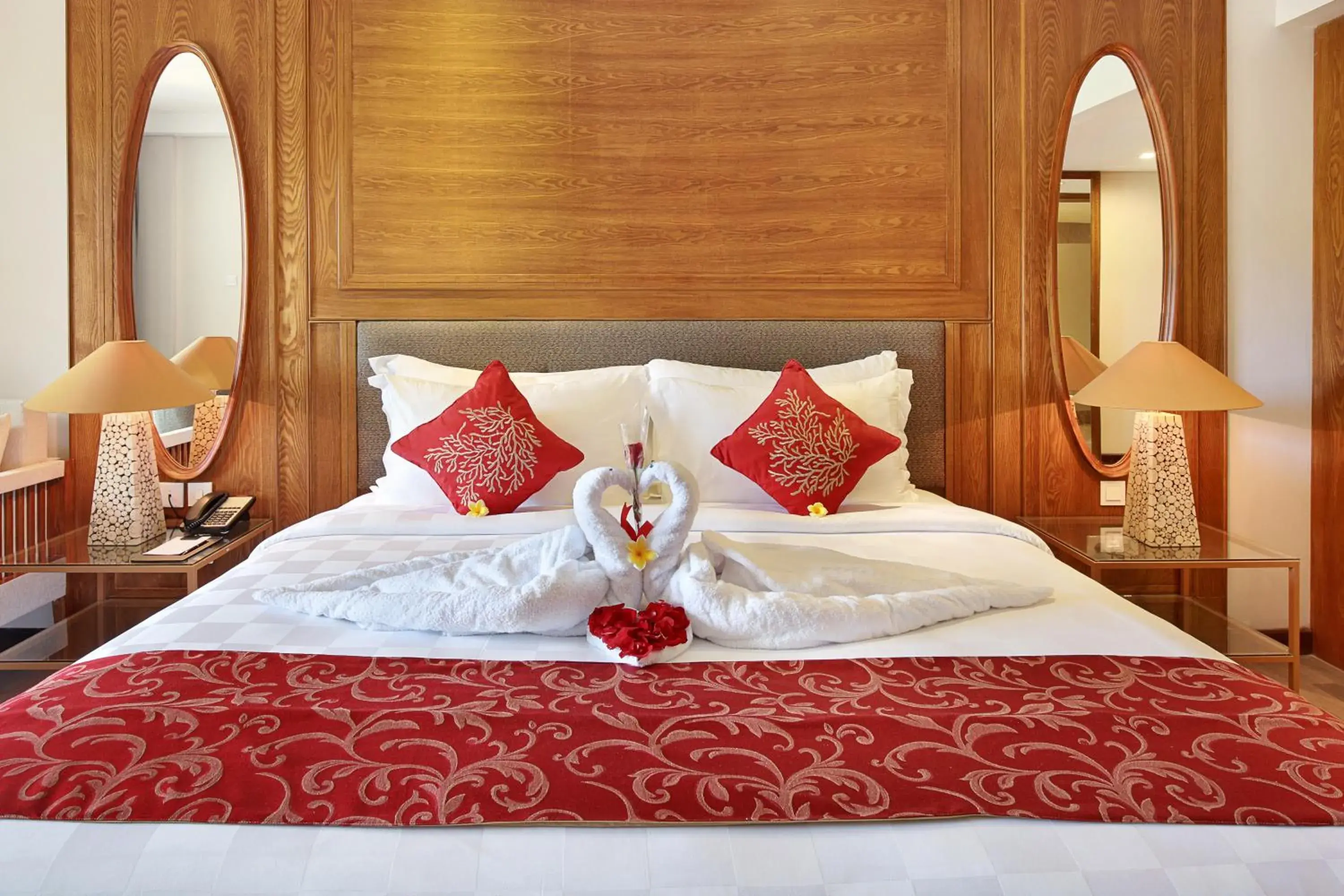 Decorative detail, Bed in Royal Tulip Springhill Resort Jimbaran