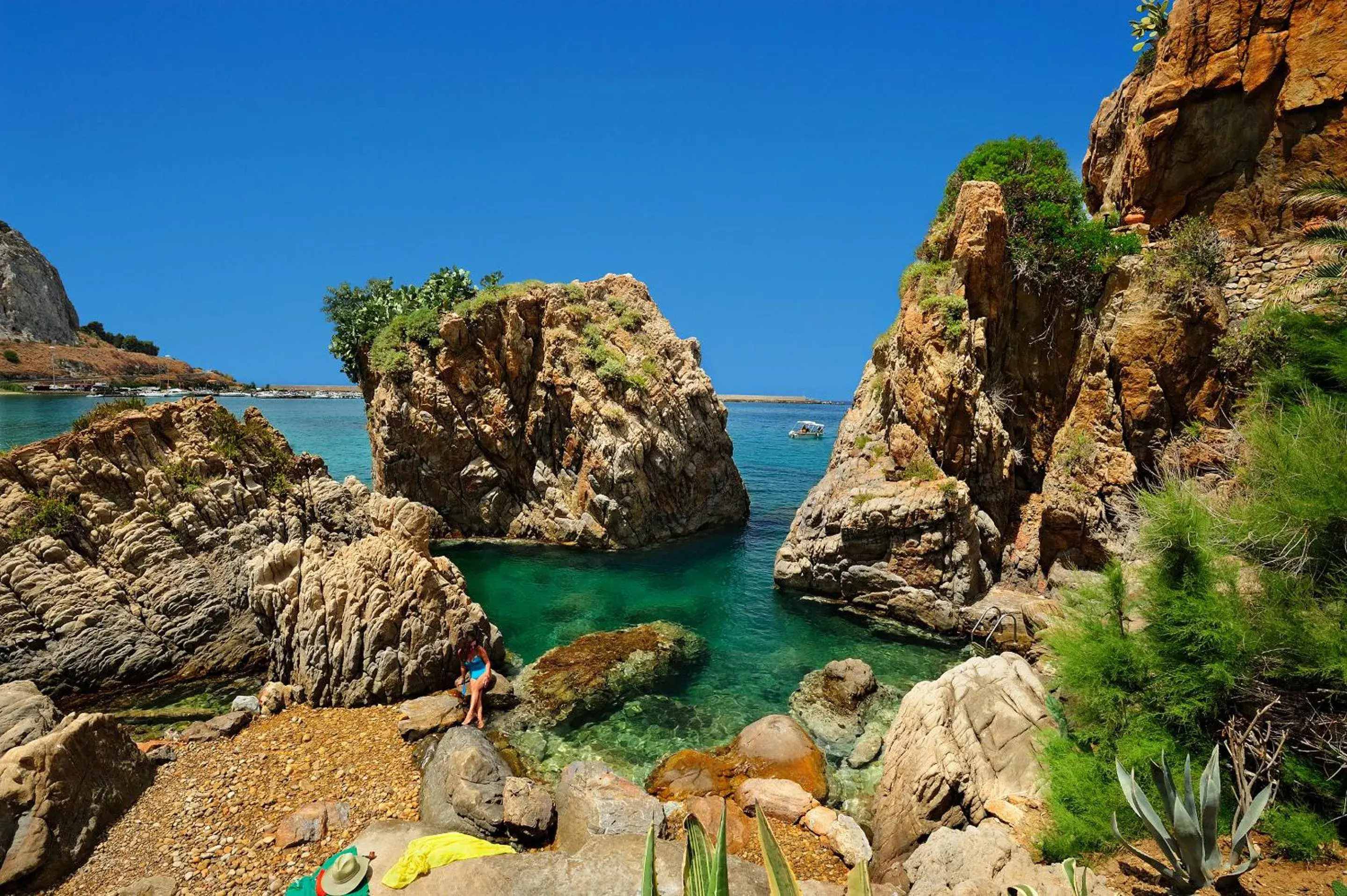 Beach, Natural Landscape in Le Calette Garden & Bay