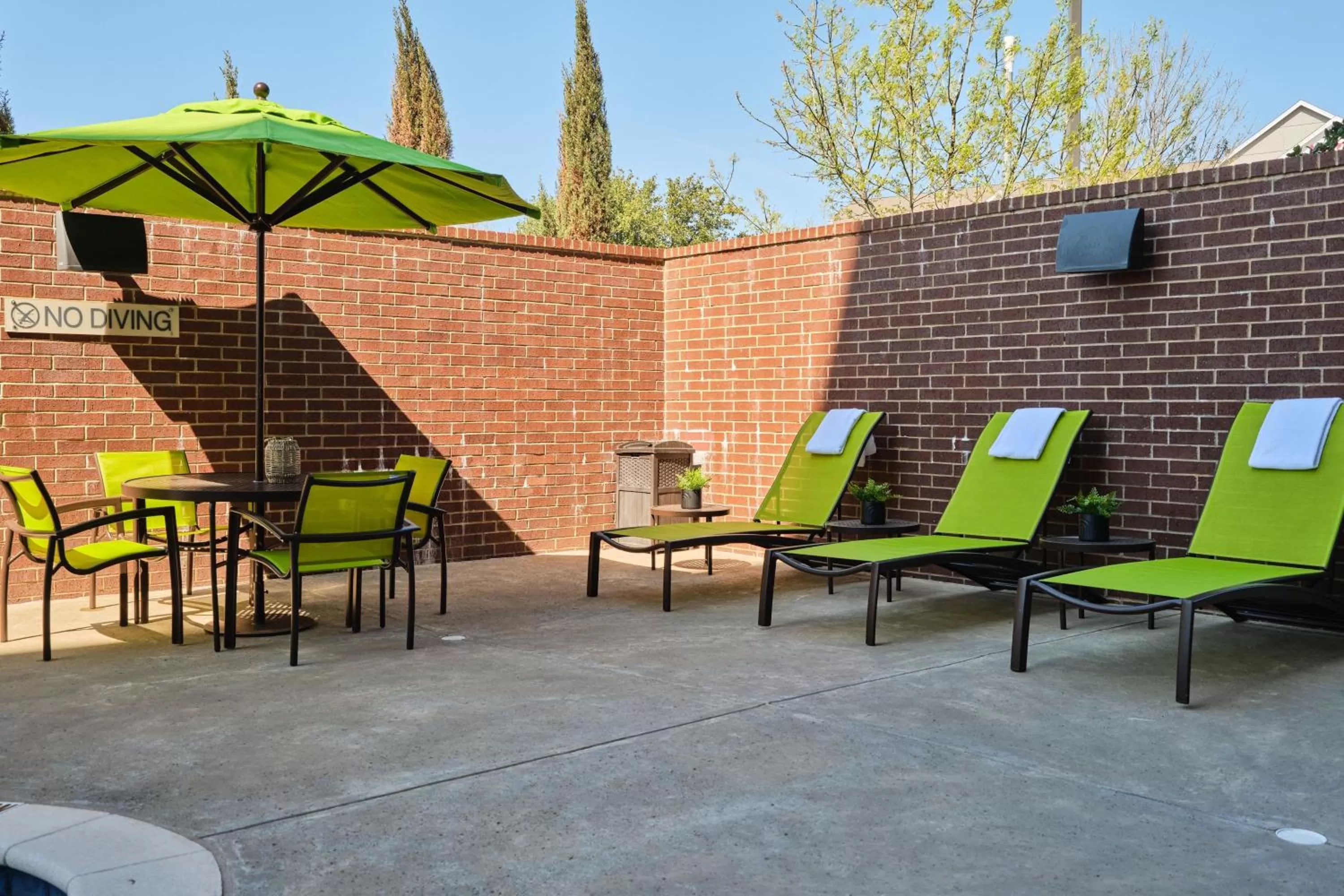 Swimming pool in SpringHill Suites by Marriott Dallas Lewisville