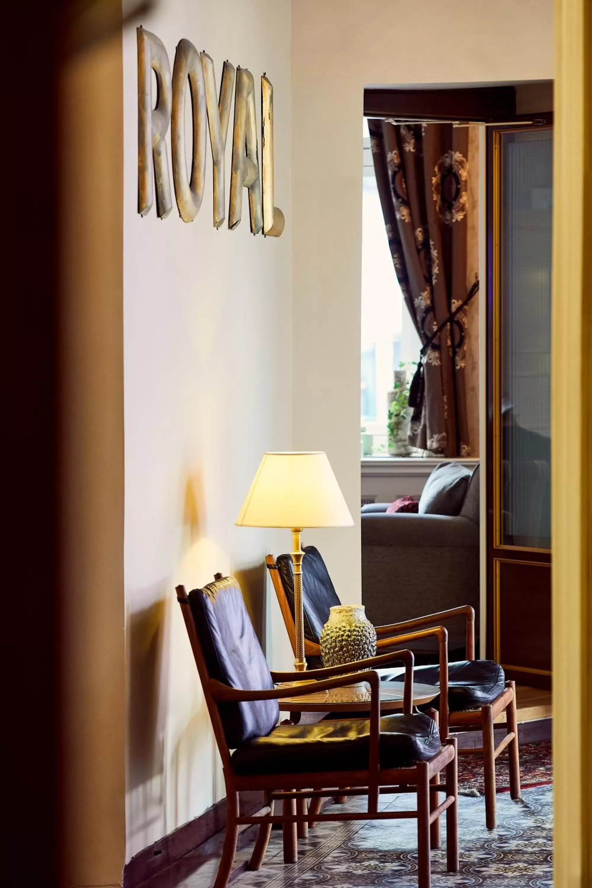 Seating area in Hotel Royal