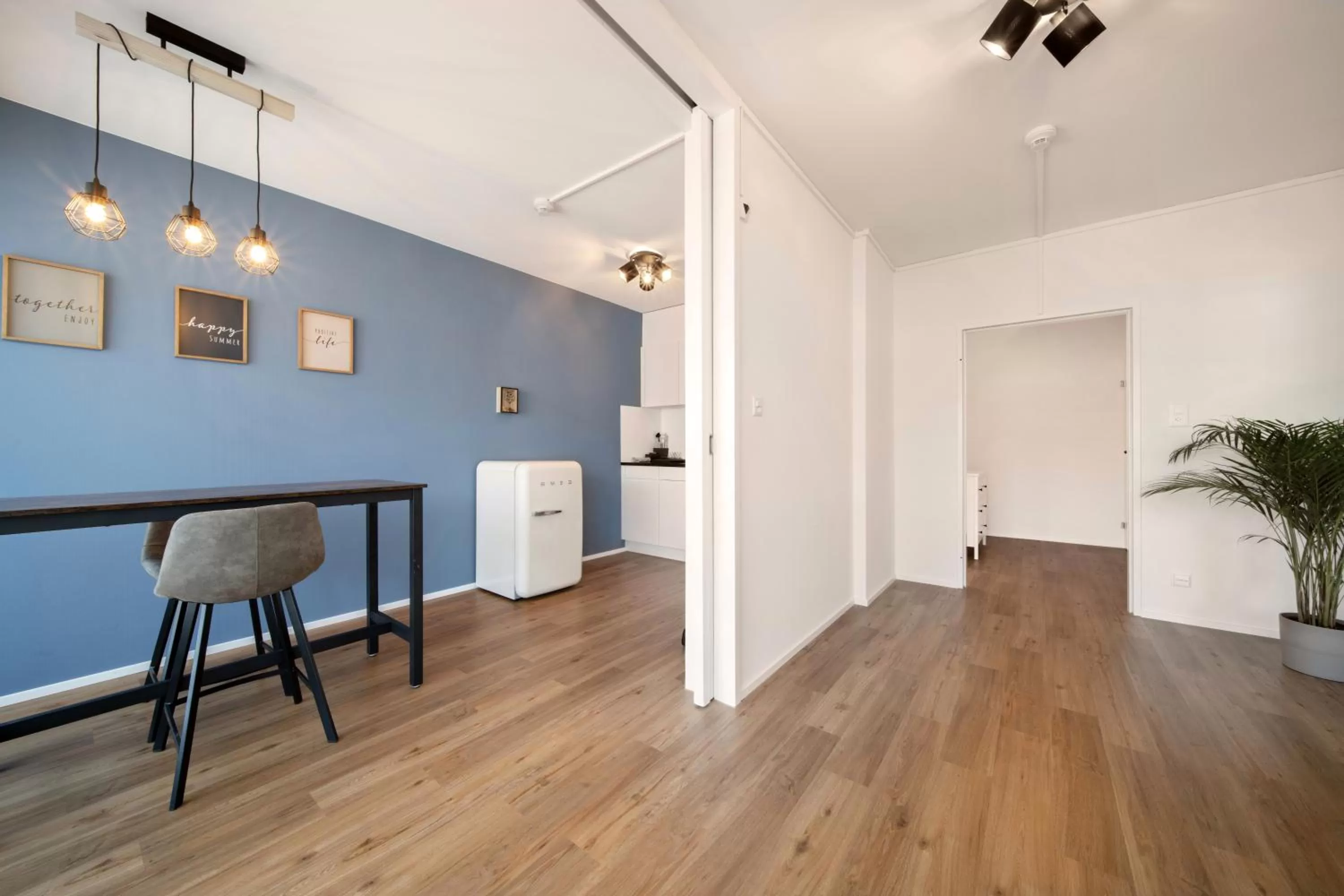 Kitchen or kitchenette in Hotel by Hyve Basel