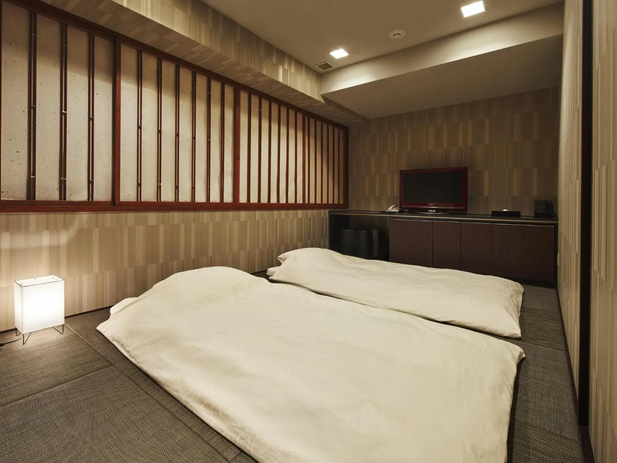 Photo of the whole room, Bed in Hotel Village Kyoto