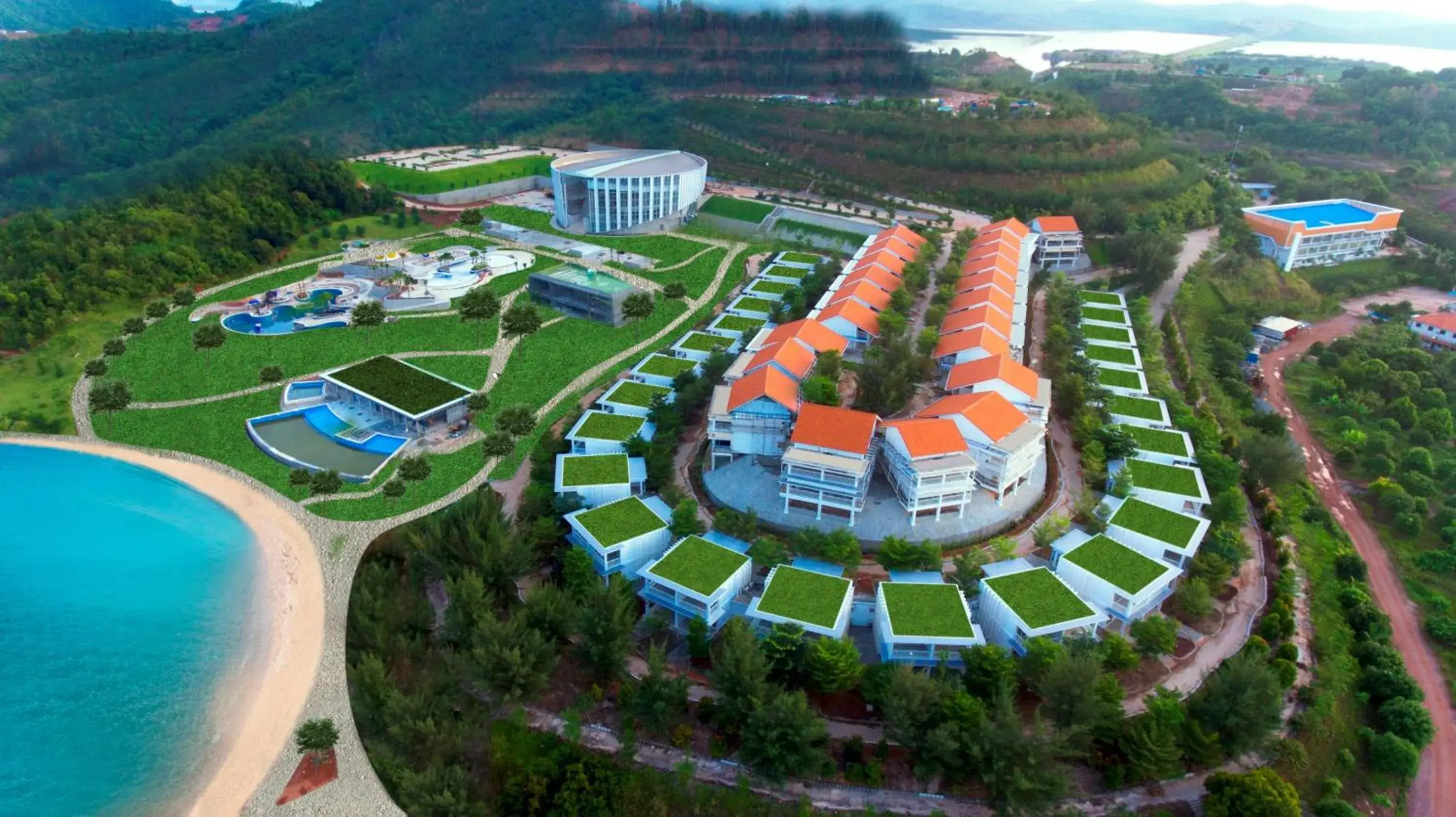 Sea view in HARRIS Resort Barelang Batam Sea view in HARRIS Resort Barelang Batam