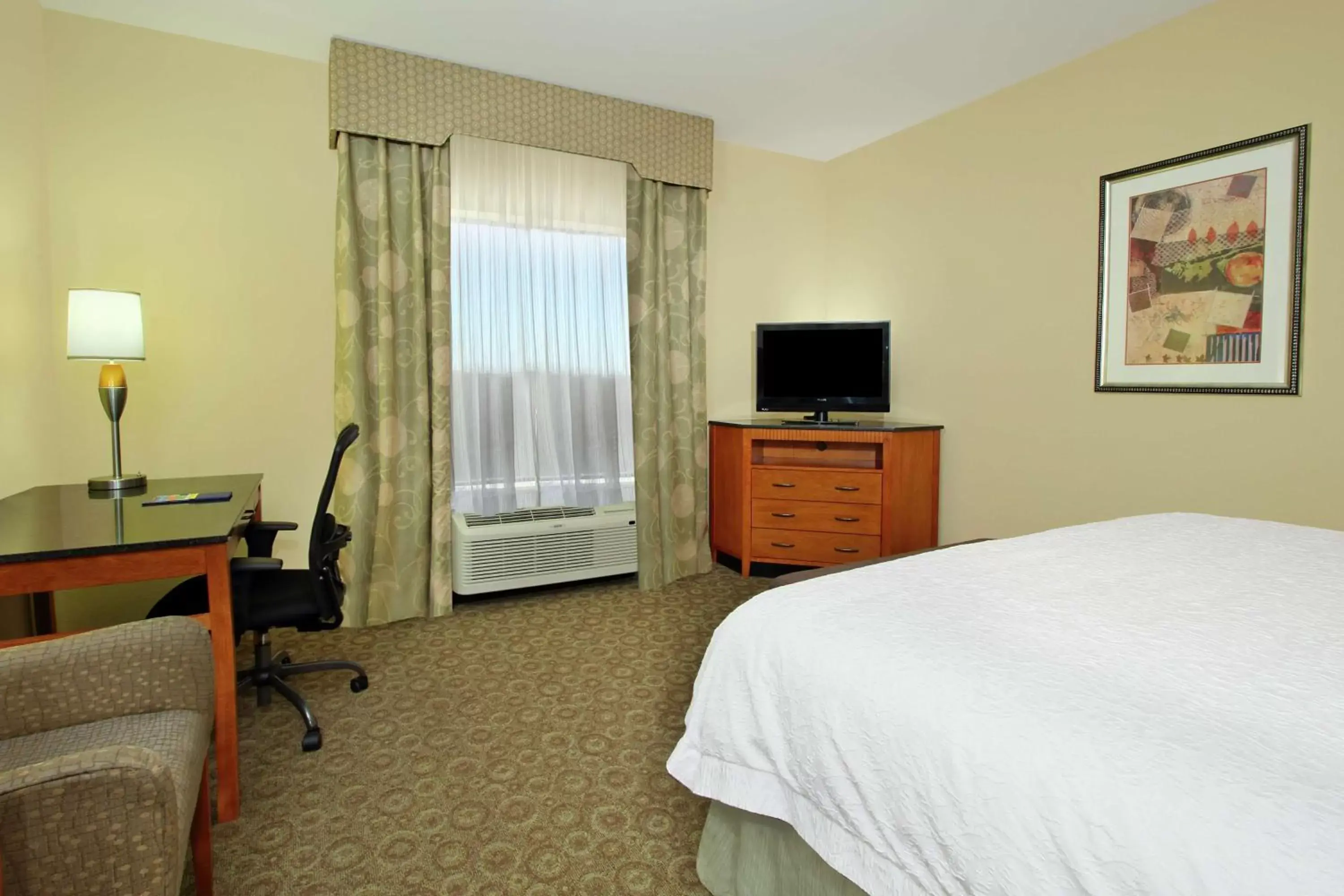 Bedroom, TV/Entertainment Center in Hampton Inn & Suites Buffalo