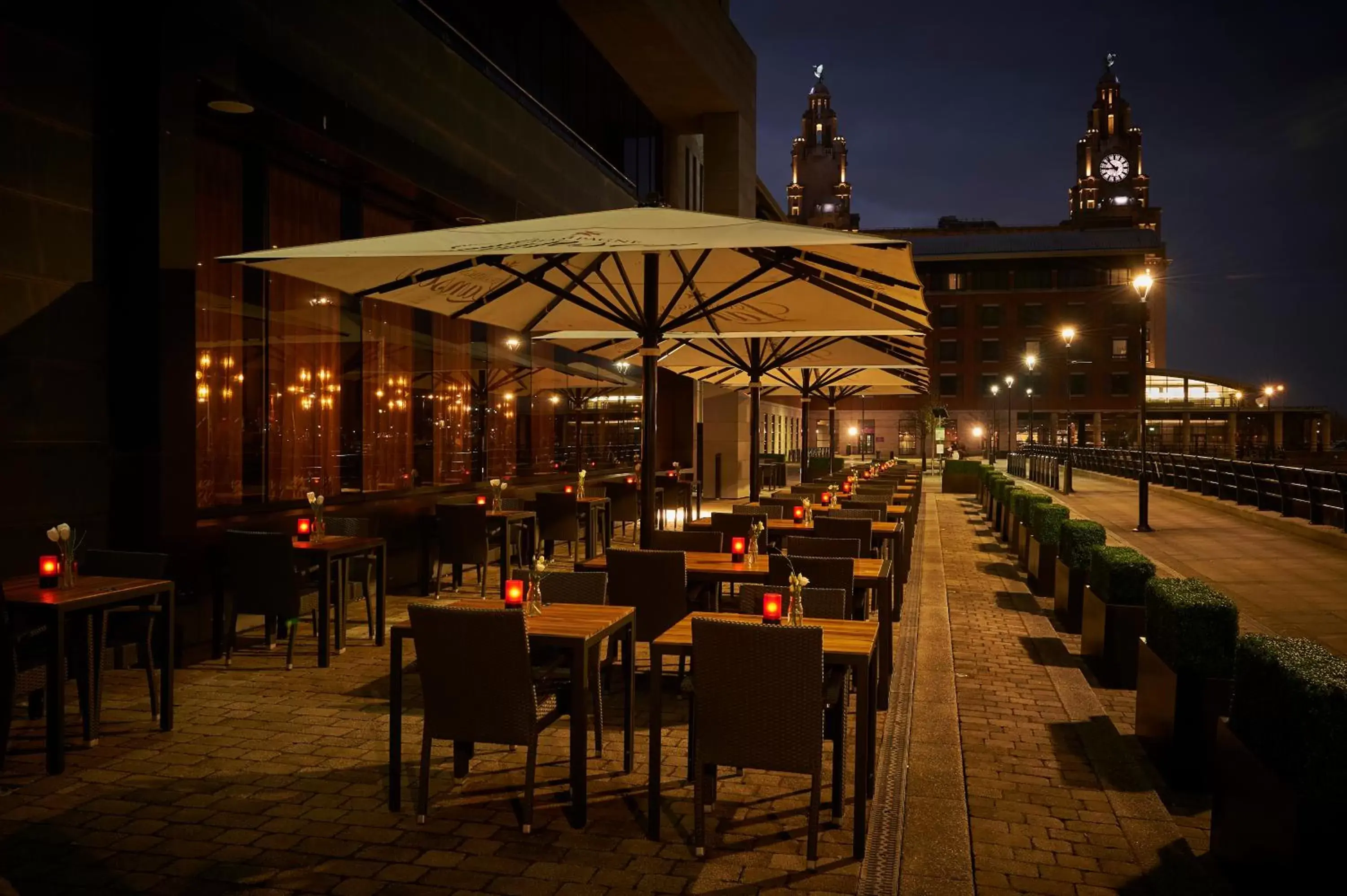 Balcony/Terrace, Restaurant/Places to Eat in Malmaison Liverpool