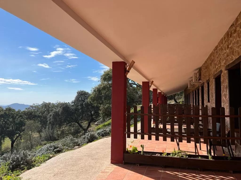 Balcony/Terrace in Hotel La Era de Aracena - Adults Only