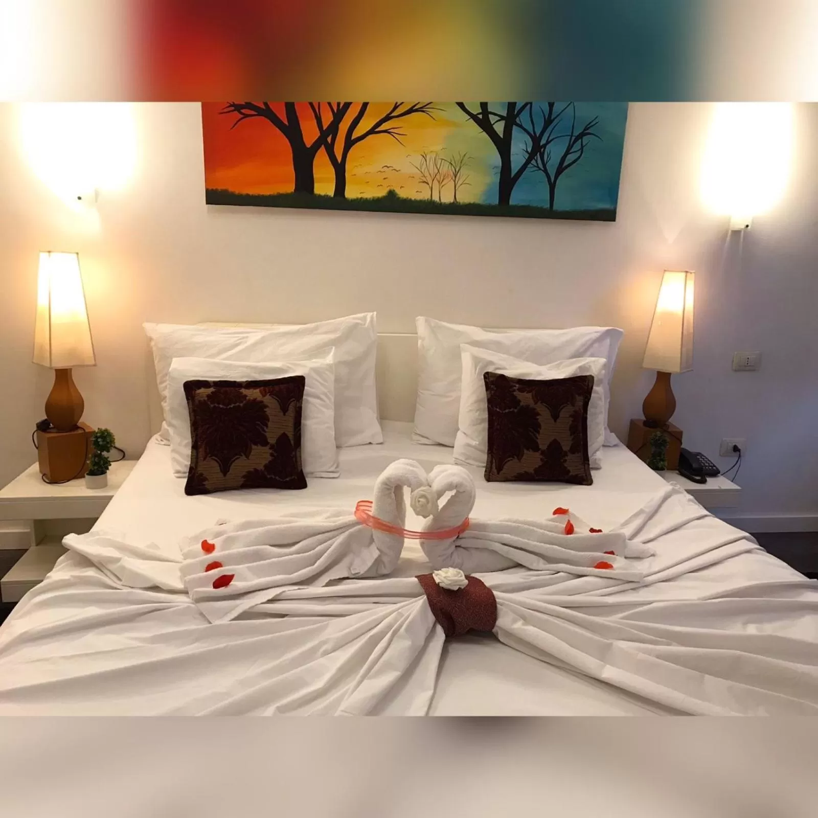 Decorative detail, Bed in Theranda Hotel