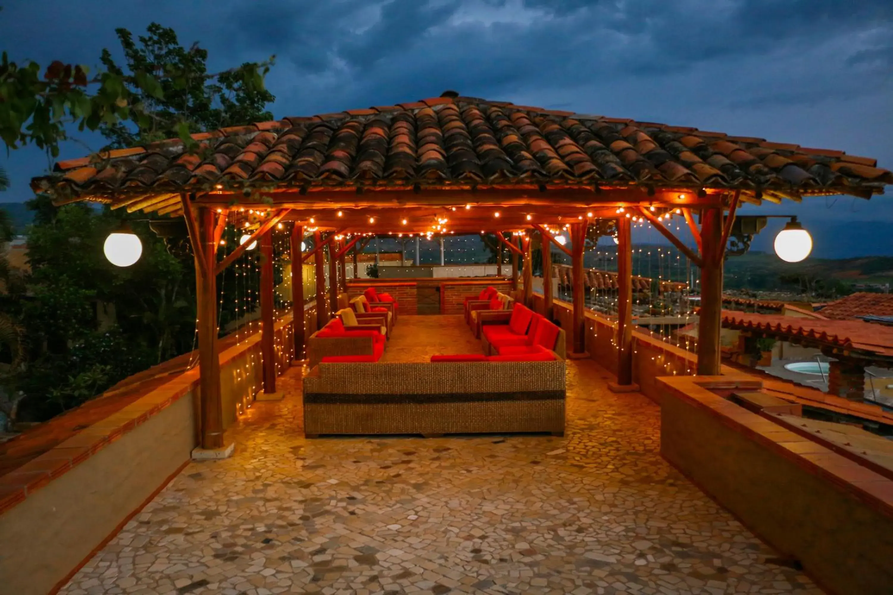 Solarium in Hotel Terra Barichara