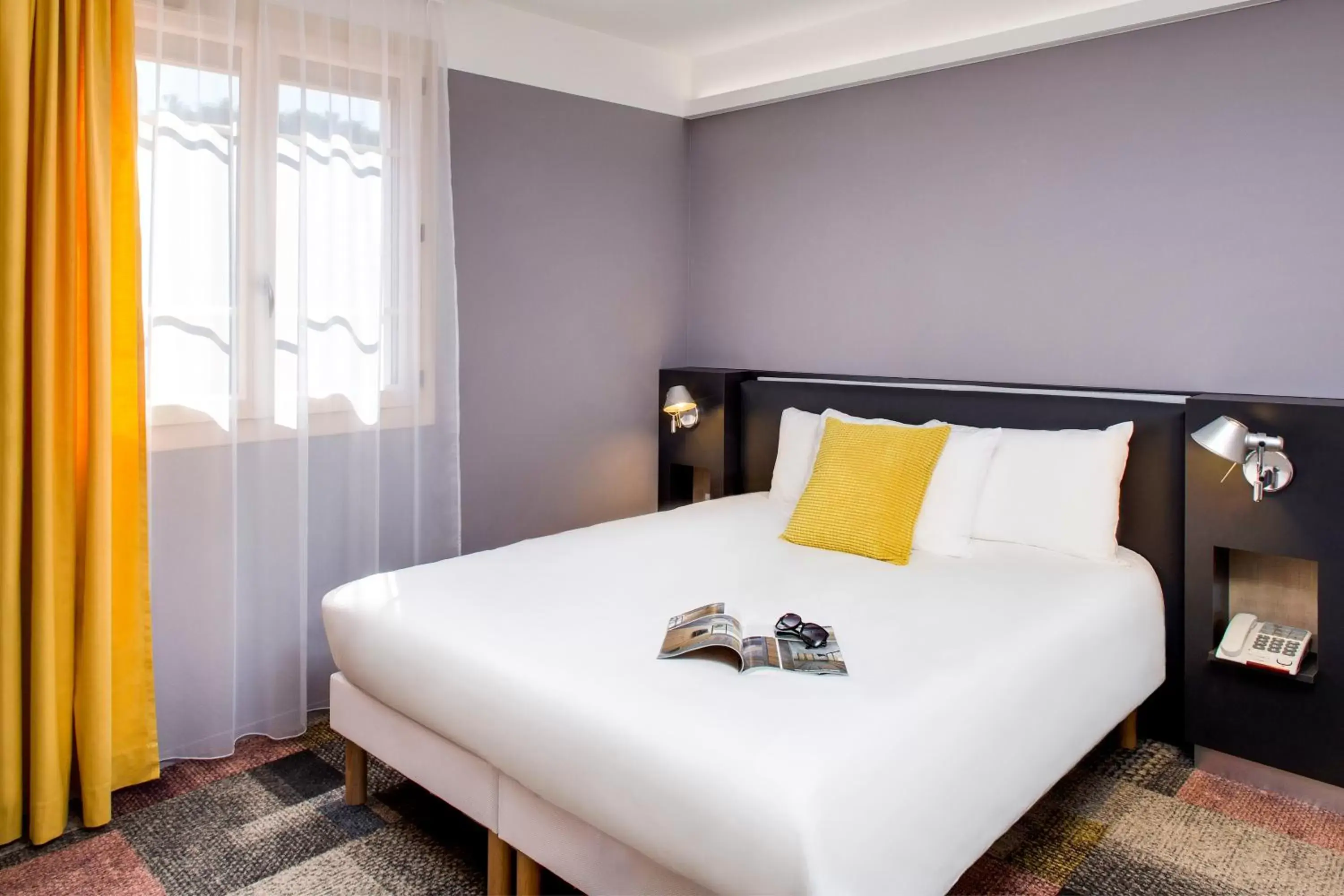 Bedroom, Room Photo in ibis Styles Roanne Centre Gare