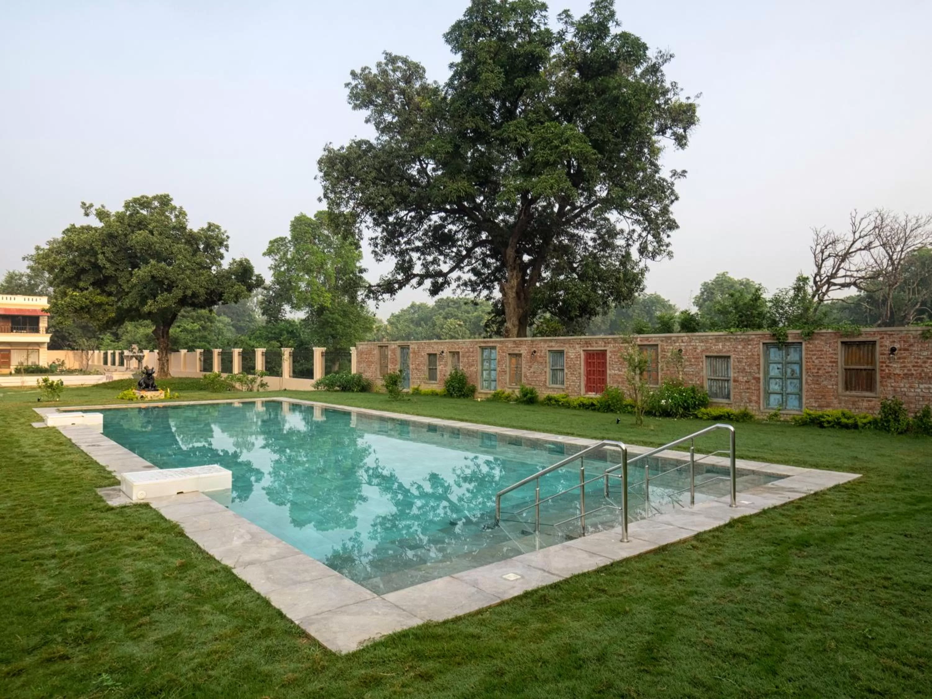 Swimming pool in Tree of Life Resort & Spa Varanasi