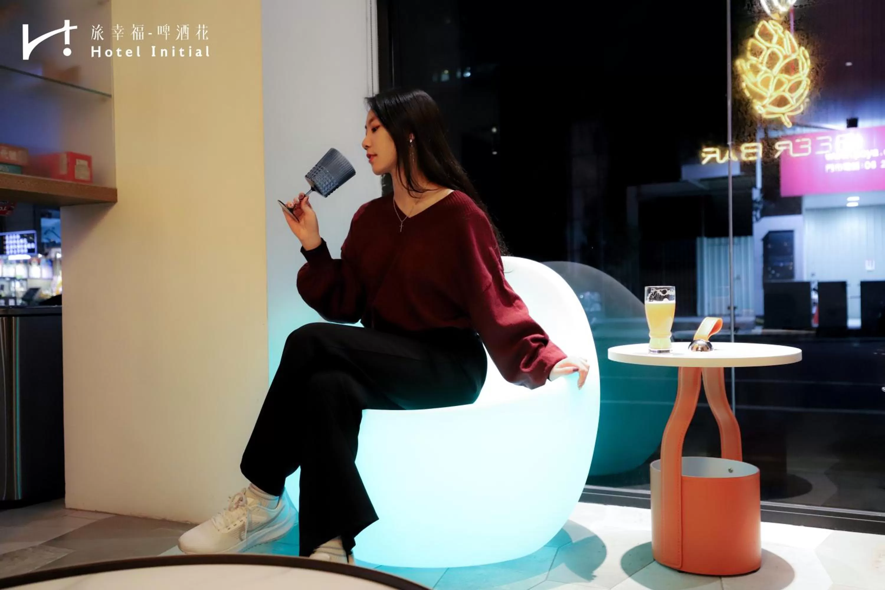 People in Hotel Initial-Beer