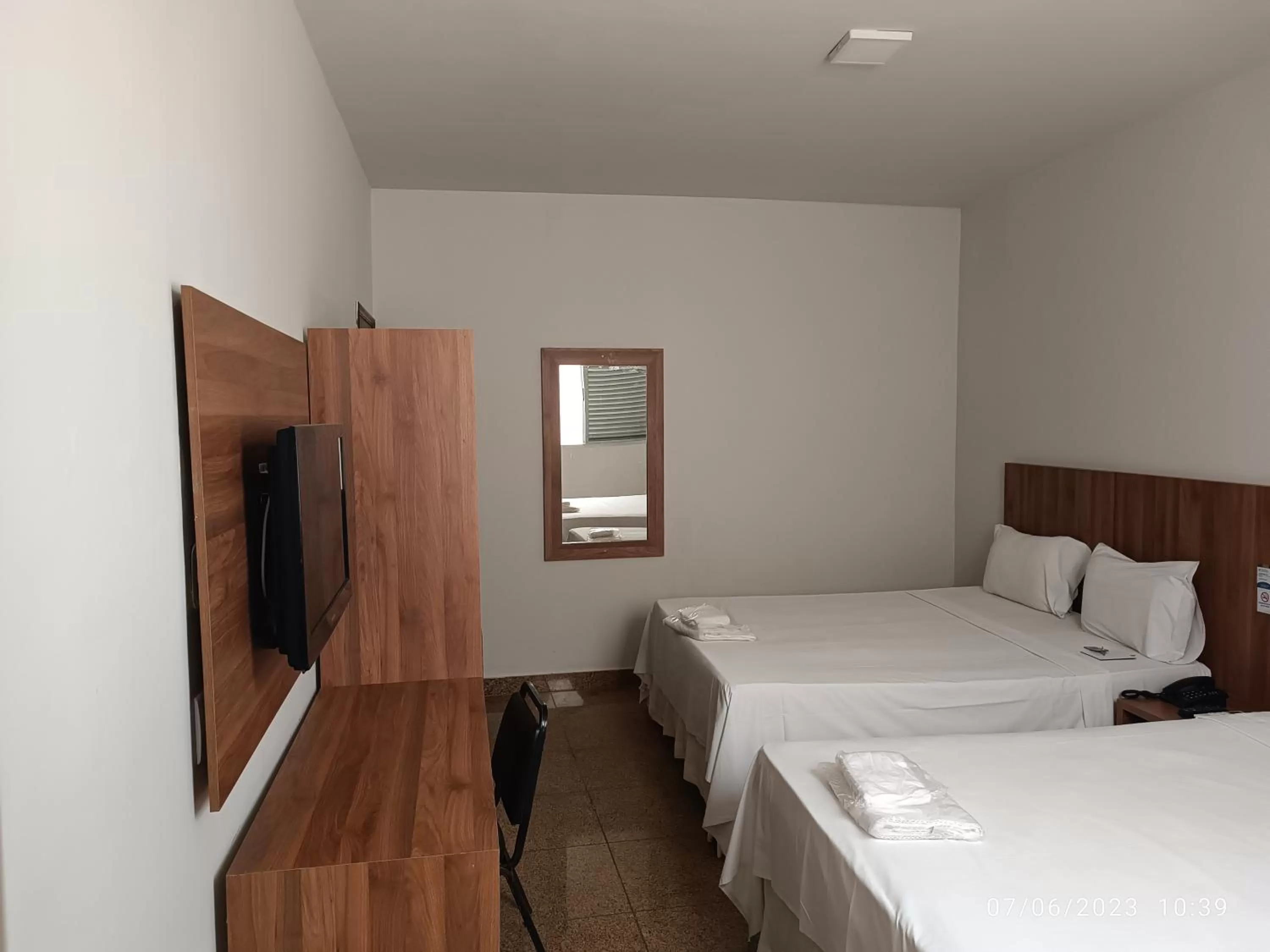 Bed in Hotel Oscar Blue Montes Claros