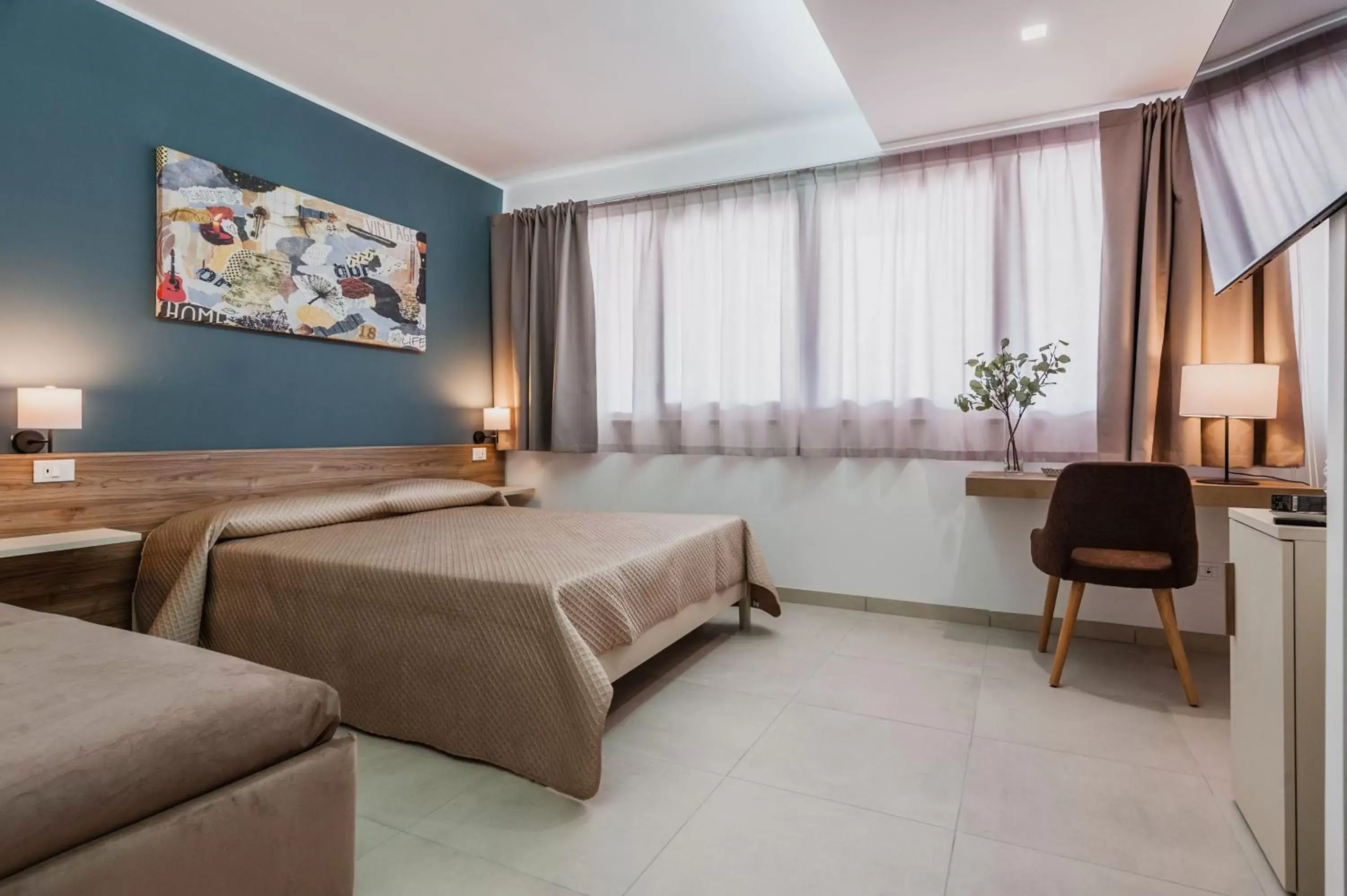 Deluxe Double Room in Archimede's Rooms Deluxe Double Room in Archimede's Rooms