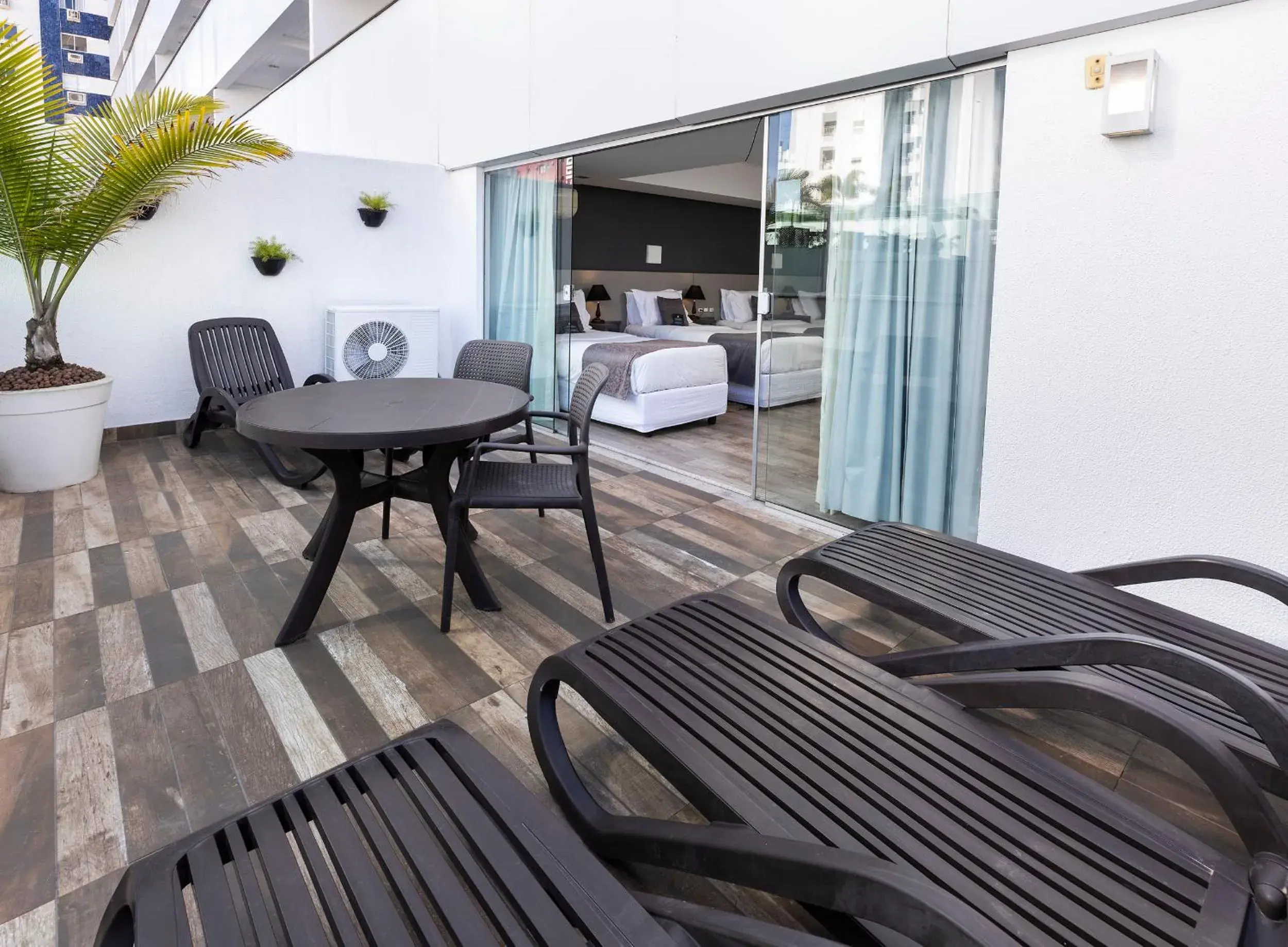 Balcony/Terrace in Sibara Flat Hotel & Convencoes