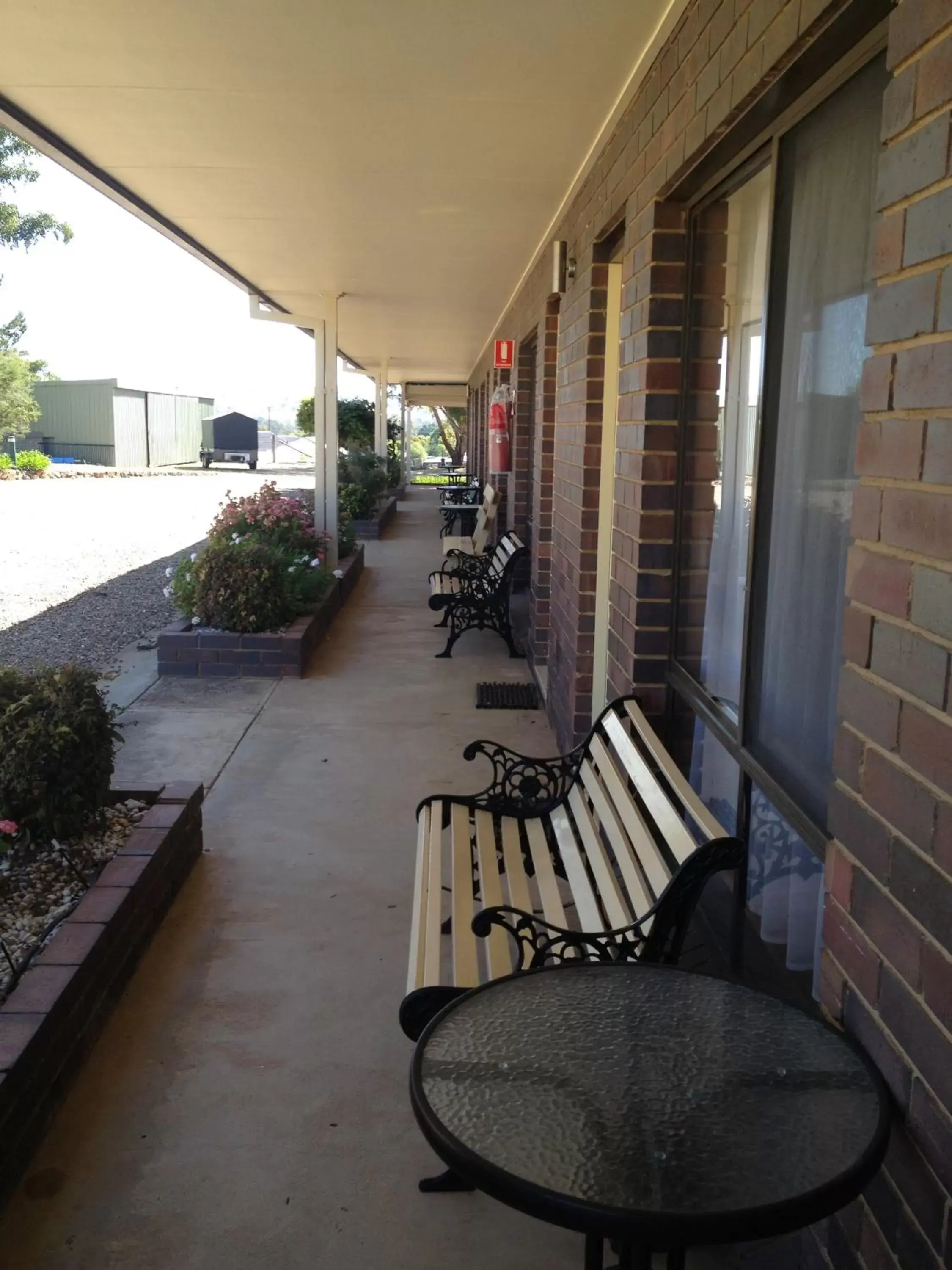 Patio in Tumut Valley Motel