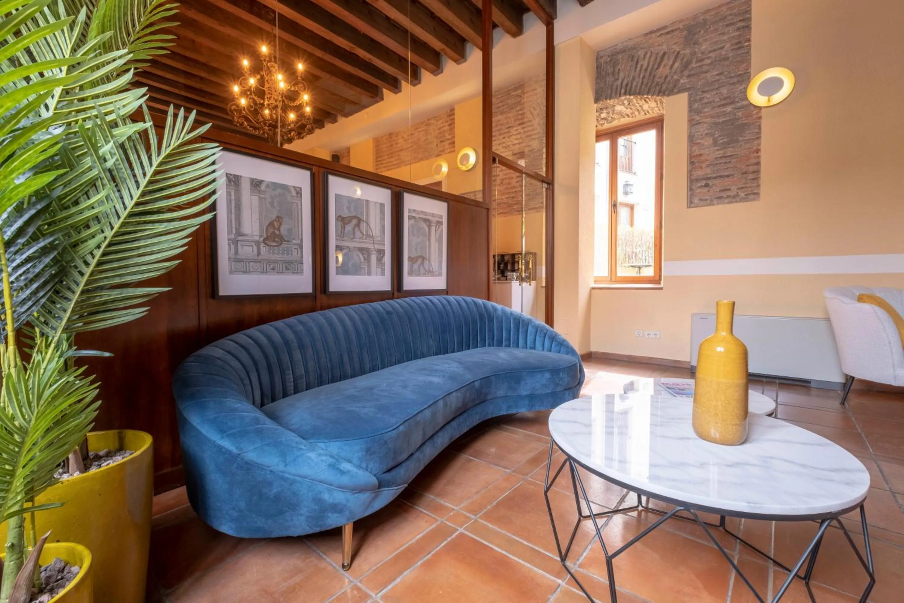 Living room in Hotel Cetina Palacio Ayala Berganza