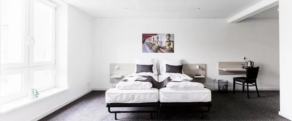 Bed in Hotel Tante Lemvig