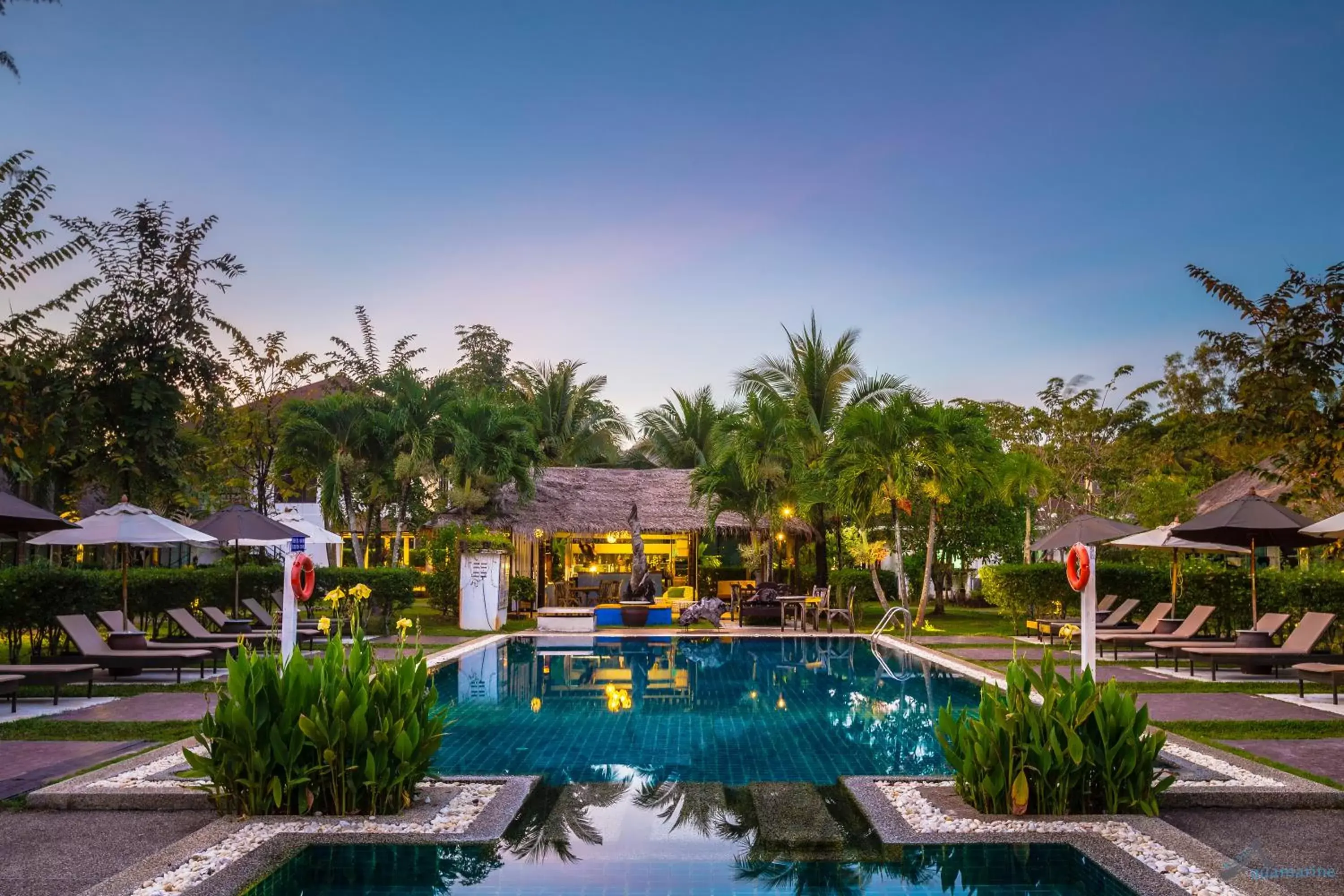 Swimming pool in Krabi Aquamarine Resort - SHA Plus