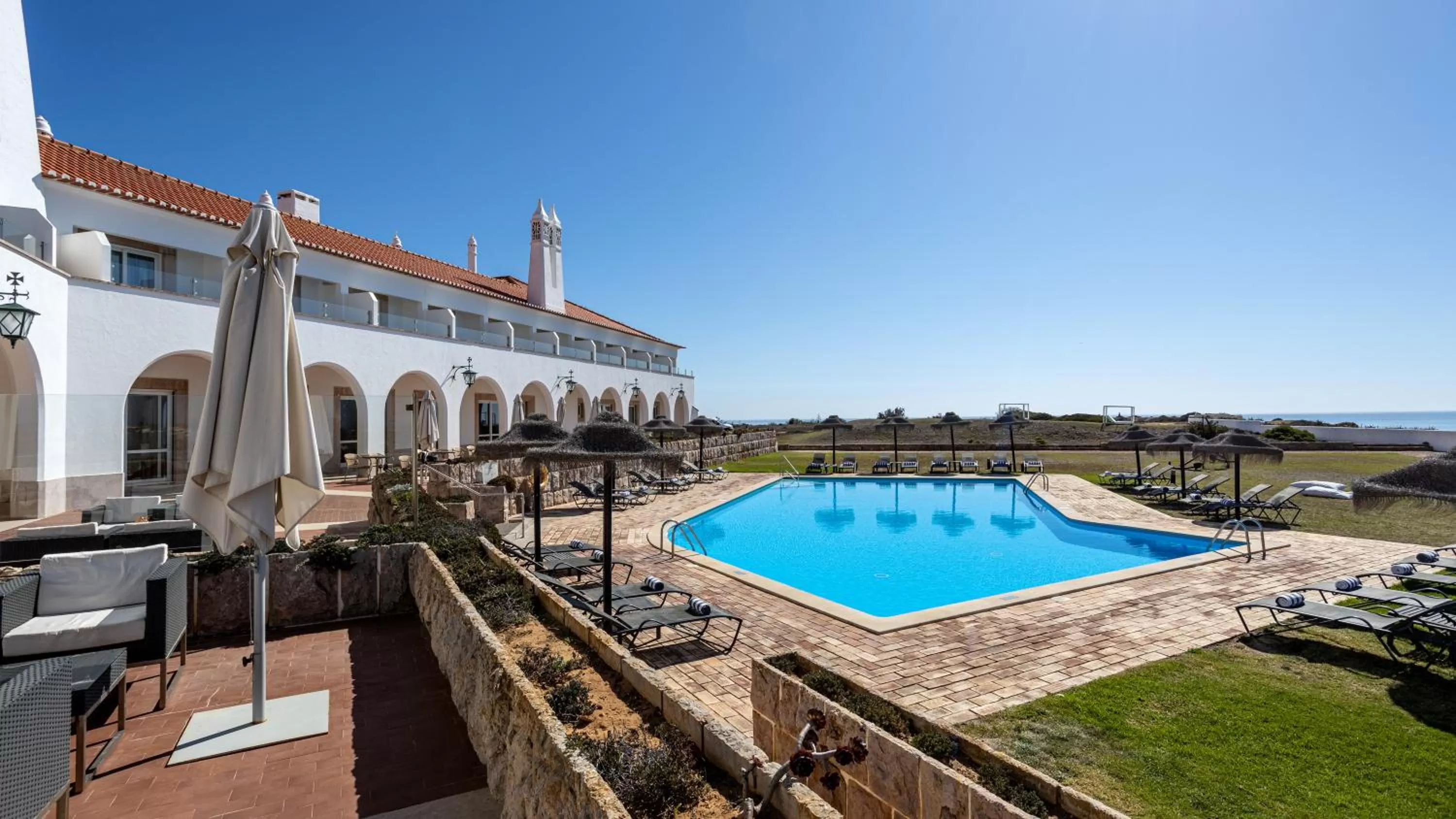 Swimming pool in Pousada de Sagres