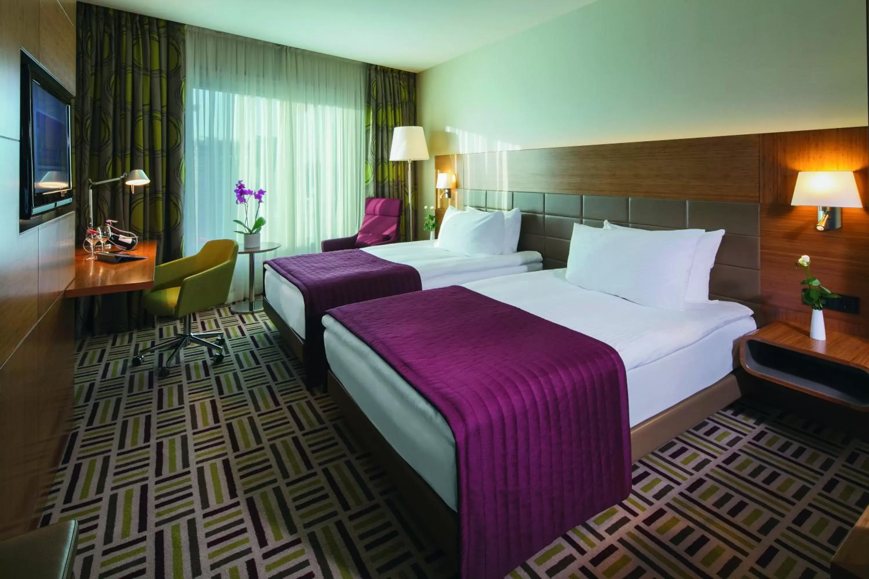 Bed in Movenpick Hotel Ankara Bed in Movenpick Hotel Ankara