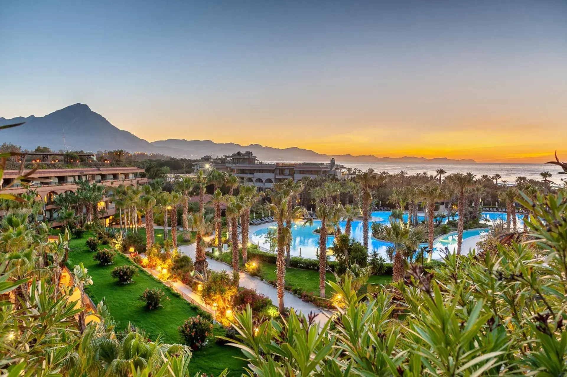 Pool View in Acacia Resort Parco Dei Leoni